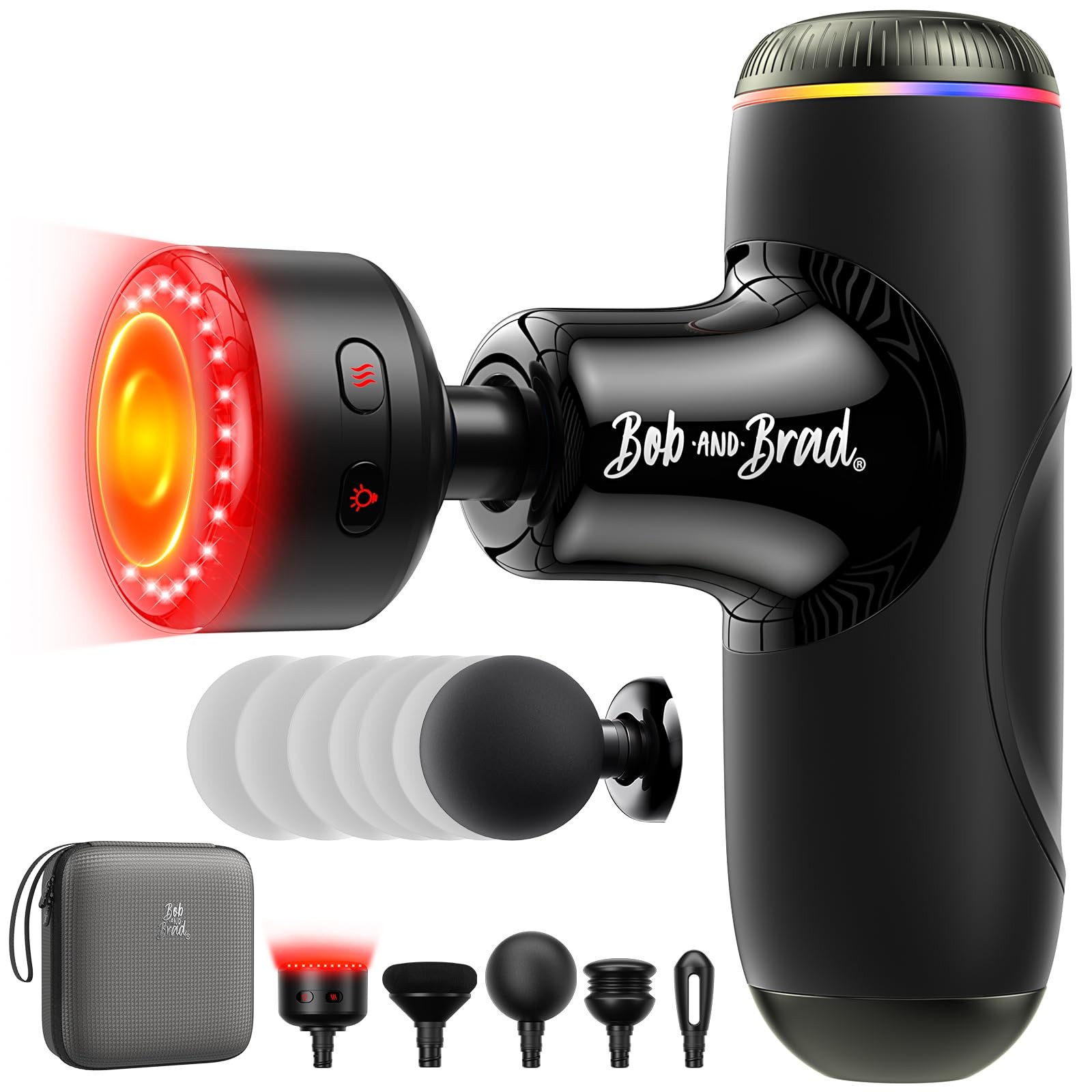 Q2 Ultra Max Mini Massage , Deep Tissue Back Handheld Massager with Heat Ther…