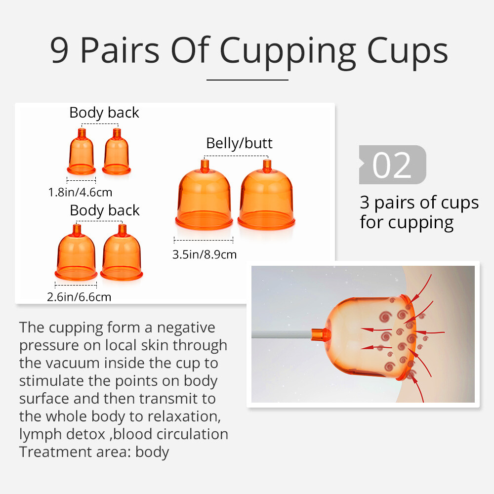 150ml Breast Enlargement Butt Lift Lymph Detox Massage Cupping Therapy Machine