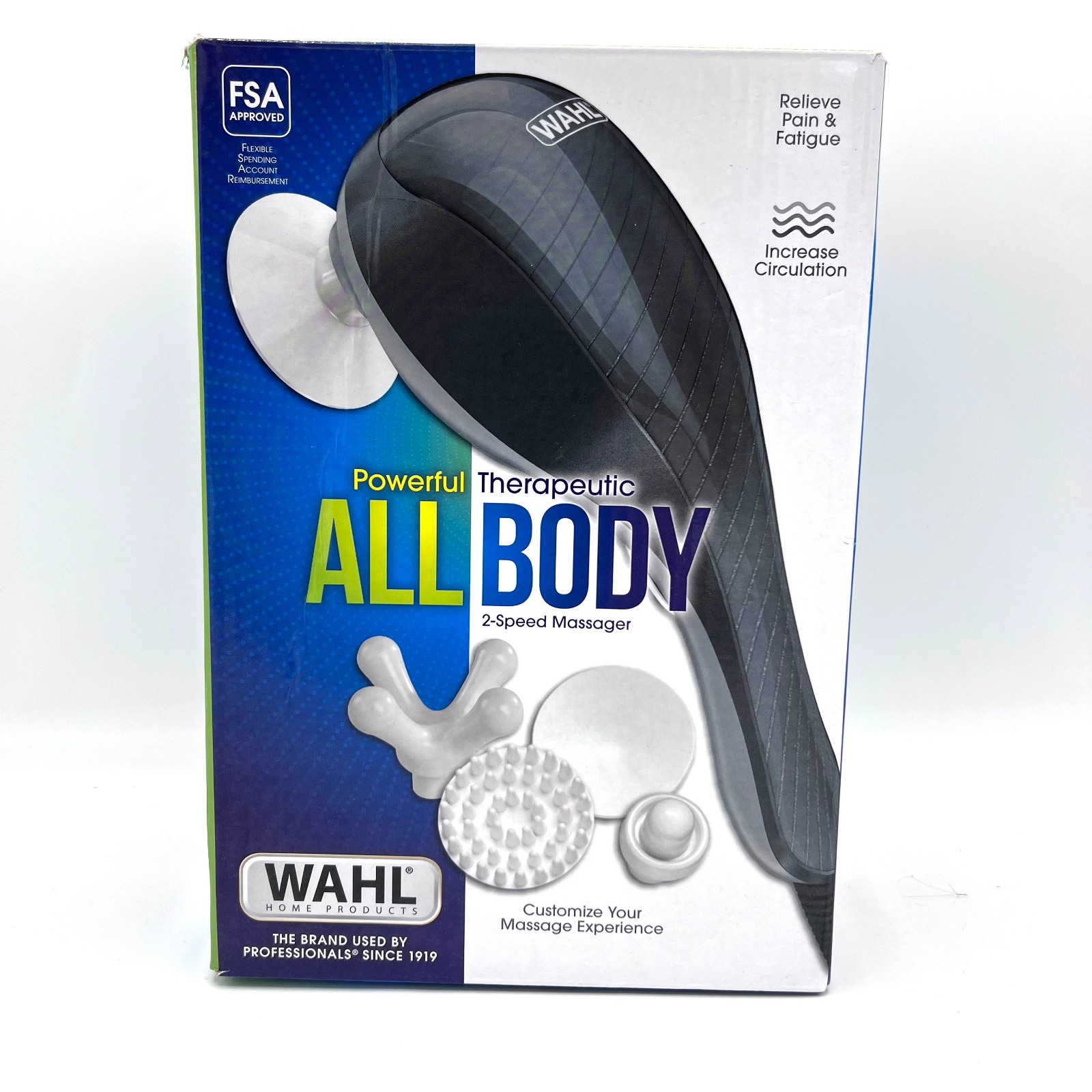 WAHL FSA Approved Powerful Therapeutic All Body Massager Pain Fatigue Reliever