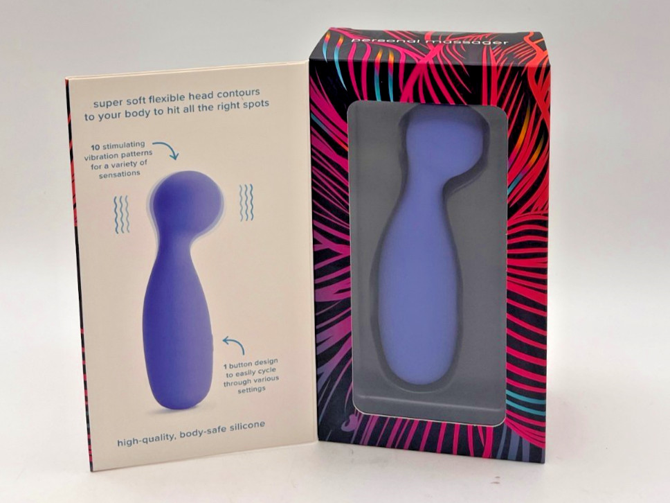 PLUS ONE WATERPROOF PERSONAL MASSAGER *WITH 10 VIBRATING PATTERNS* NEW & SEALED