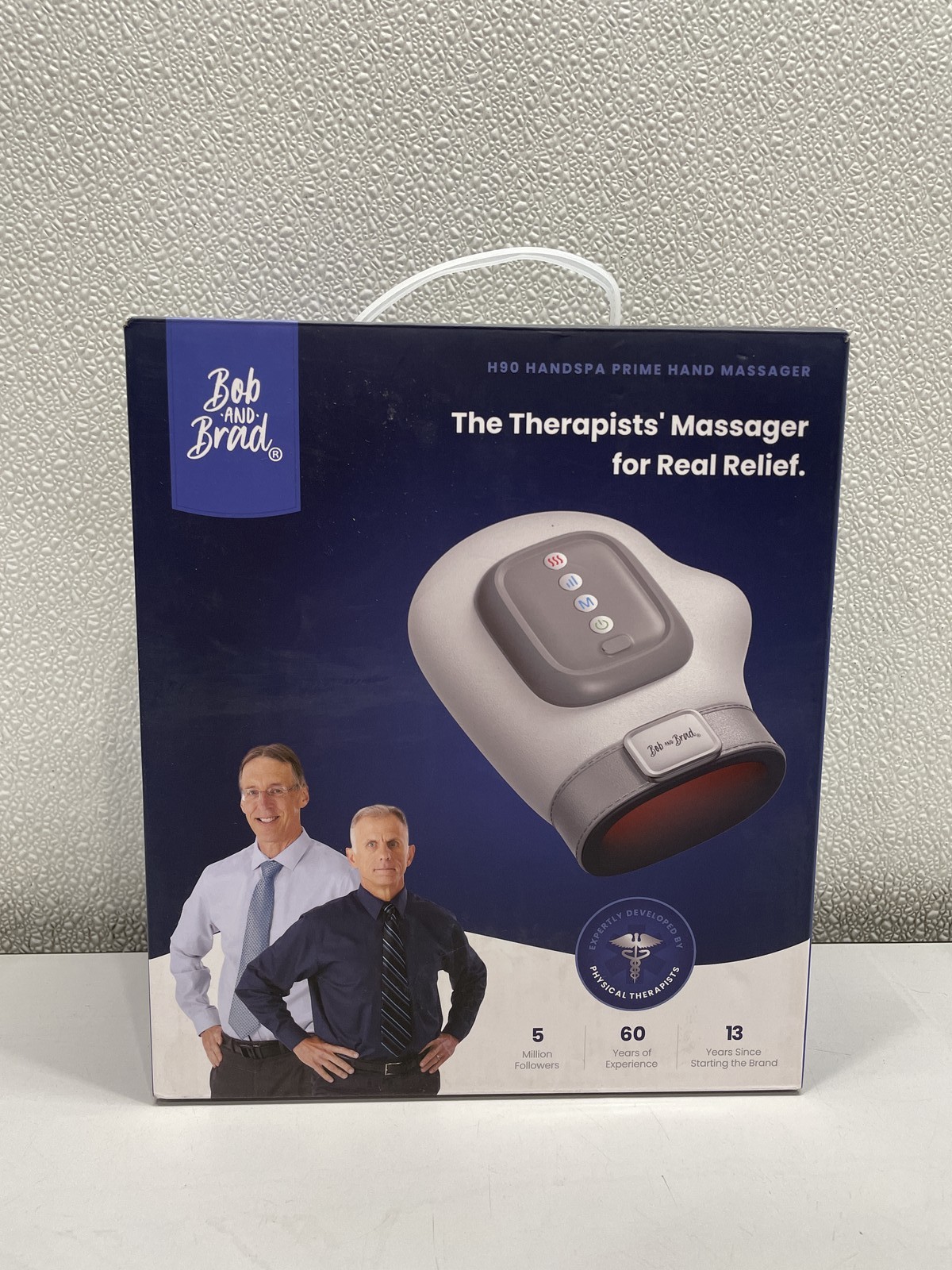 Bob & Brad HandSpa Prime Hand Massager, H90 Grey