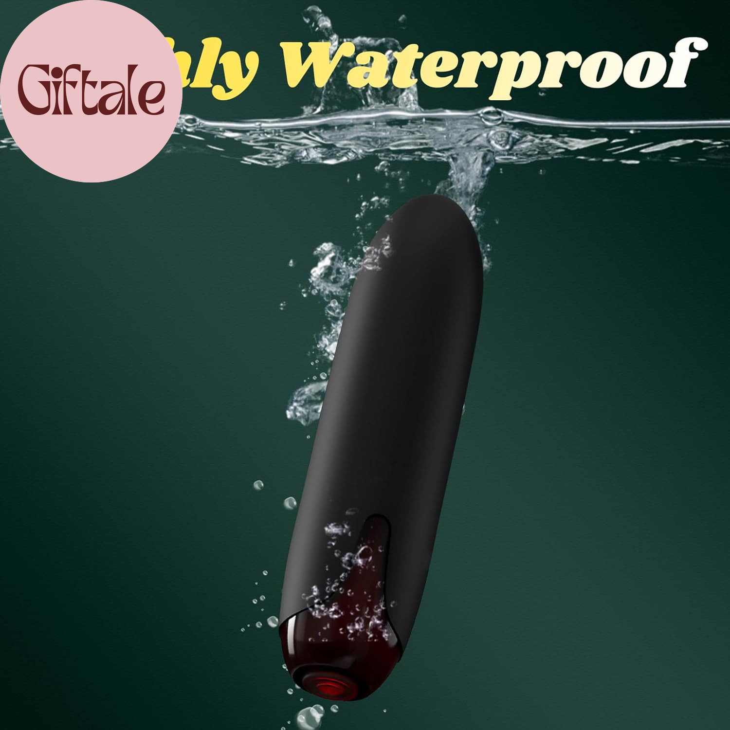Mini Bullet Vibrator for Women, Waterproof Mini Clit Vibrator with 10 Modes, Ful