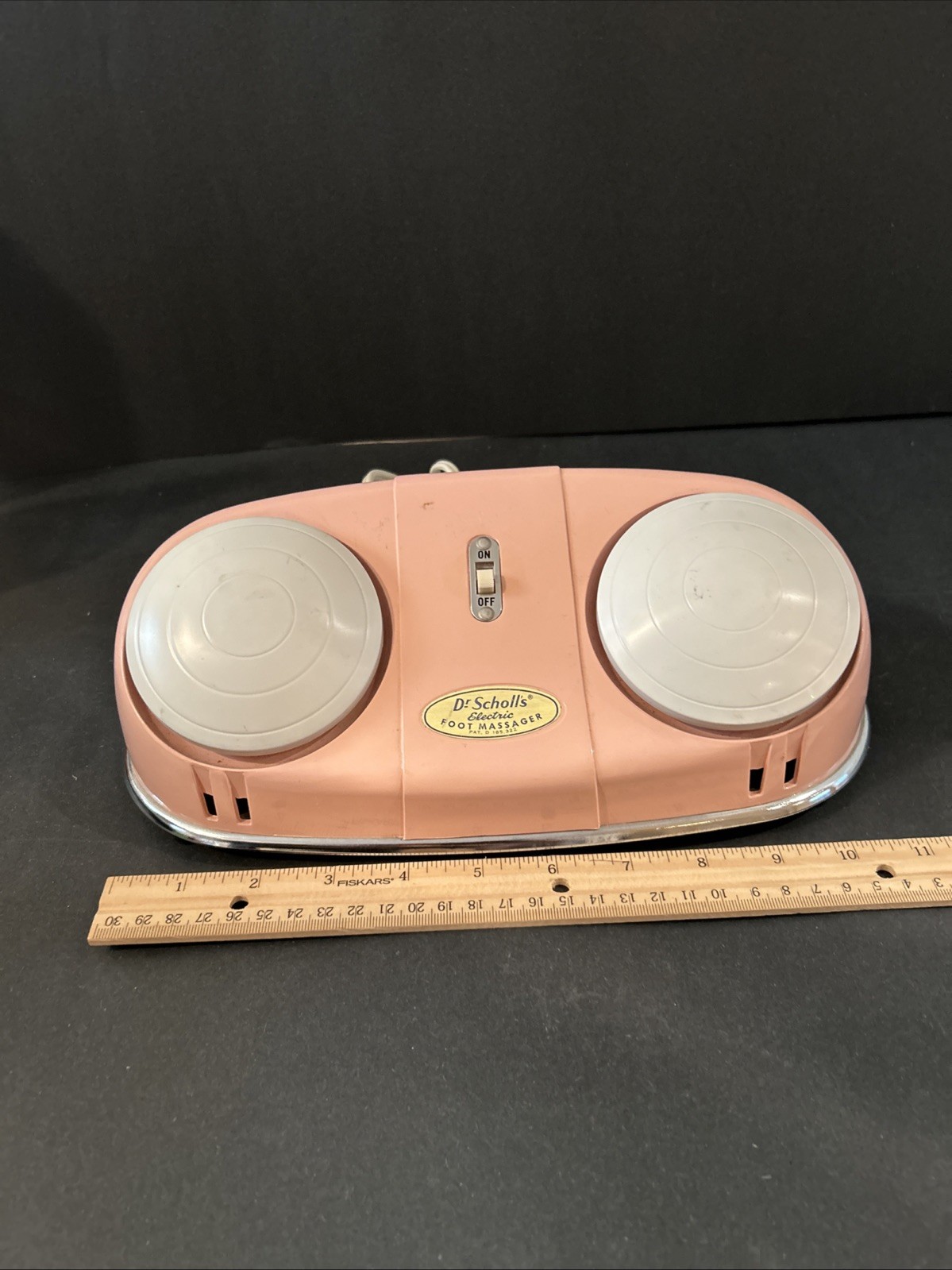 Vintage Dr Scholl’s Pink Electric Foot Massager Model 411 – Working Condition