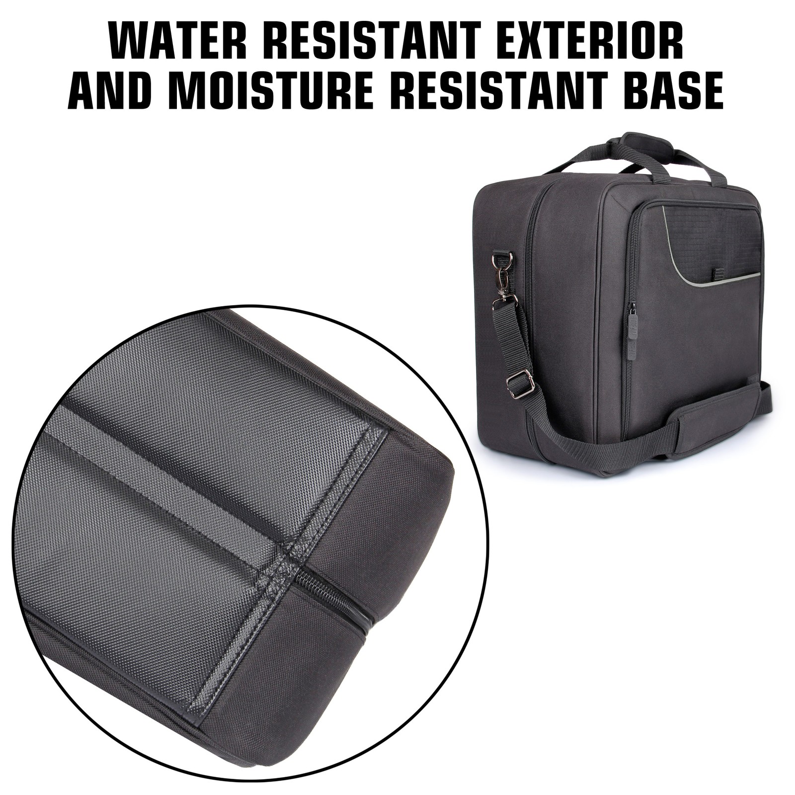 USA Gear Massage Gun Carry Case – Customizable Large Volume Interior – Case Only