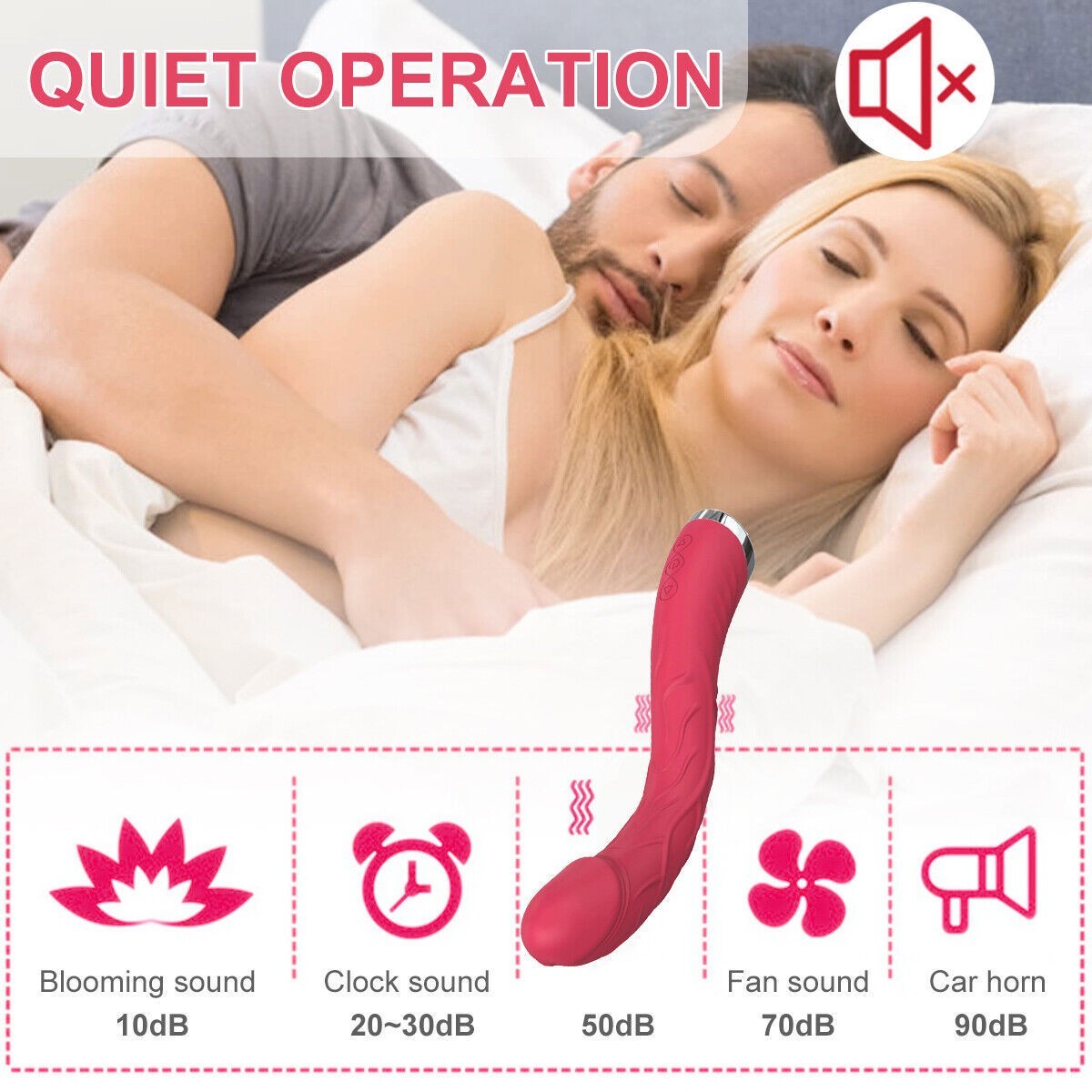 Handheld Massager 10 Speed Wand Vibrating Massage Full Body Stimulator For Women