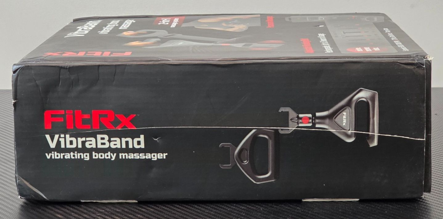 FitRx 2-in-1 Vibrating Massage Belt and Massage Gun #8973WM