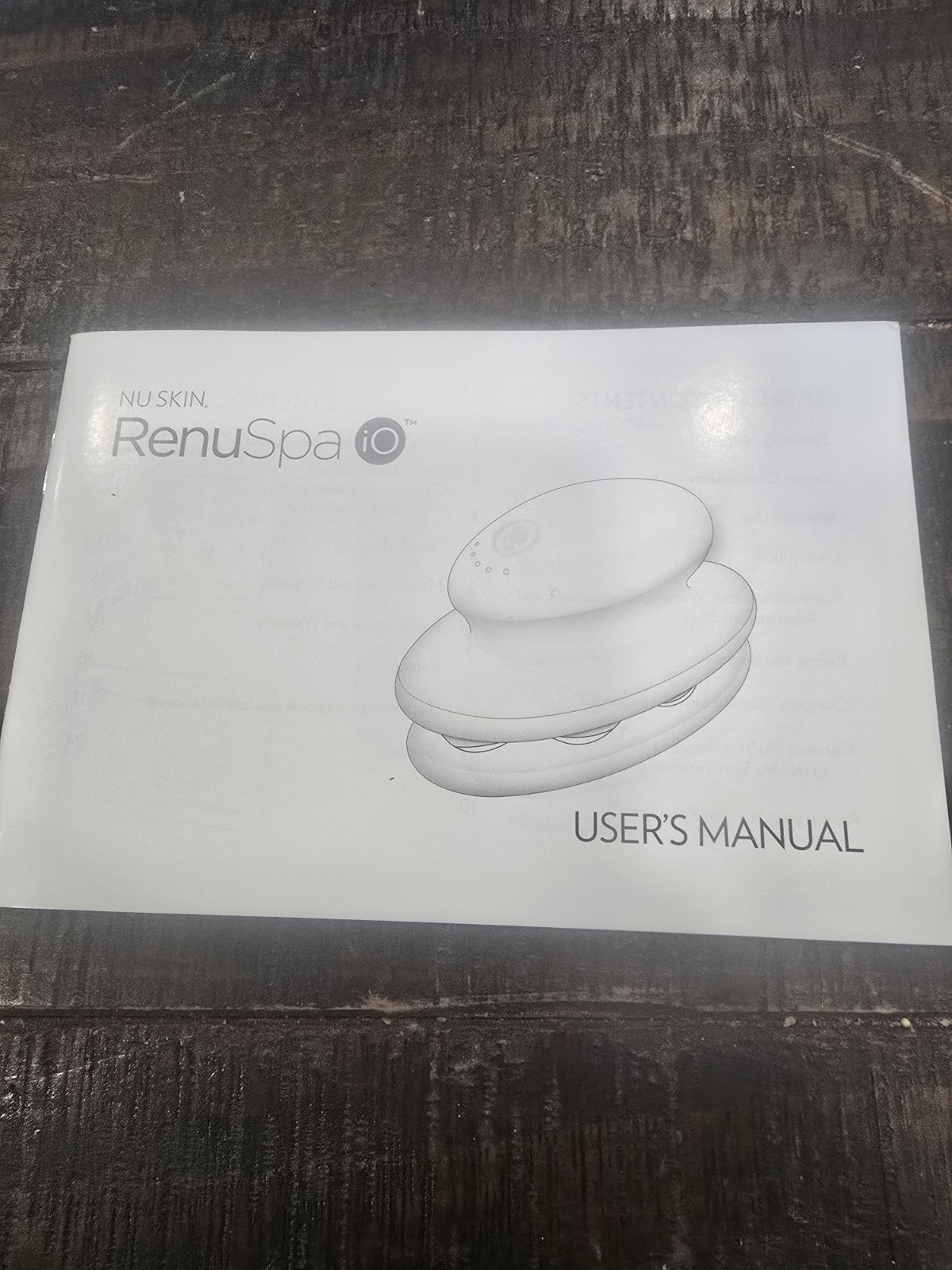 Nu Skin RenuSpa iO Microcurrent Cordless Body Massager Kit Gel 150mL