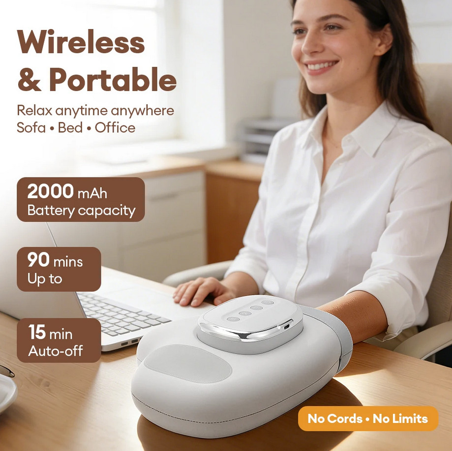 Tree of Life Neurivo Hand Massager – Support for Joint, Inflammation & Pain
