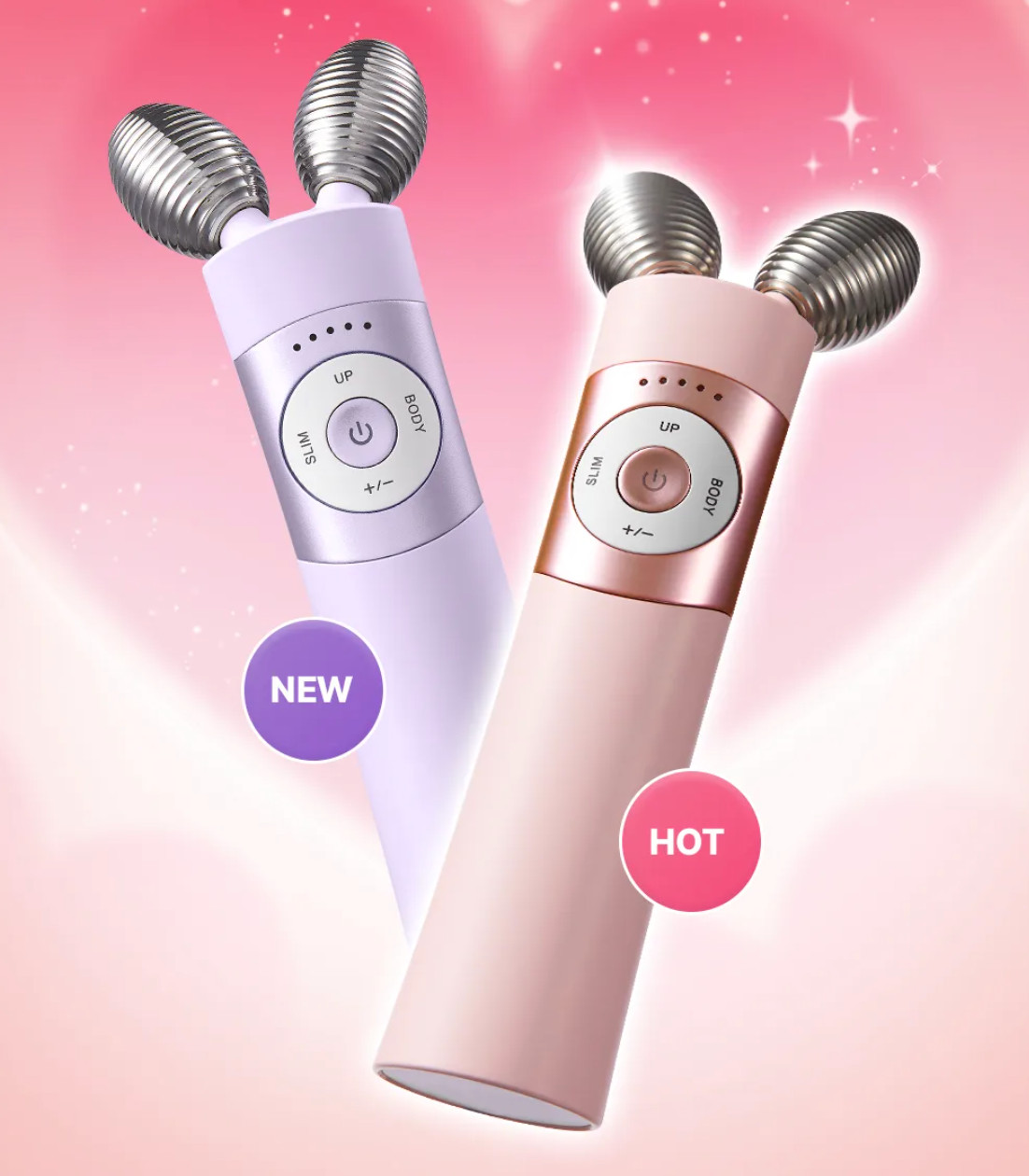 Mommy Care V-Thera EMS Face Lifting Massager 3-Color + Firming Cream & Pouch Set