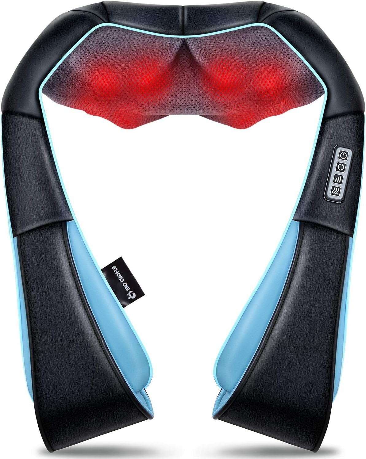 Corded Electric Neck and Back Massage Belt with Speed Control and Heat Feature