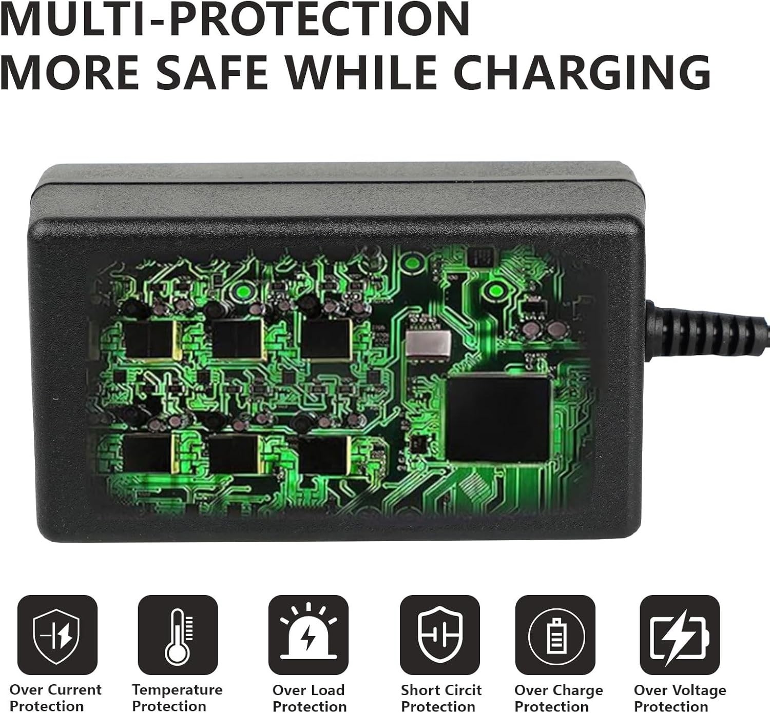 Efficient 3-in-1 Massage Gun Power Supply – 16.8V Fast Charging Solution