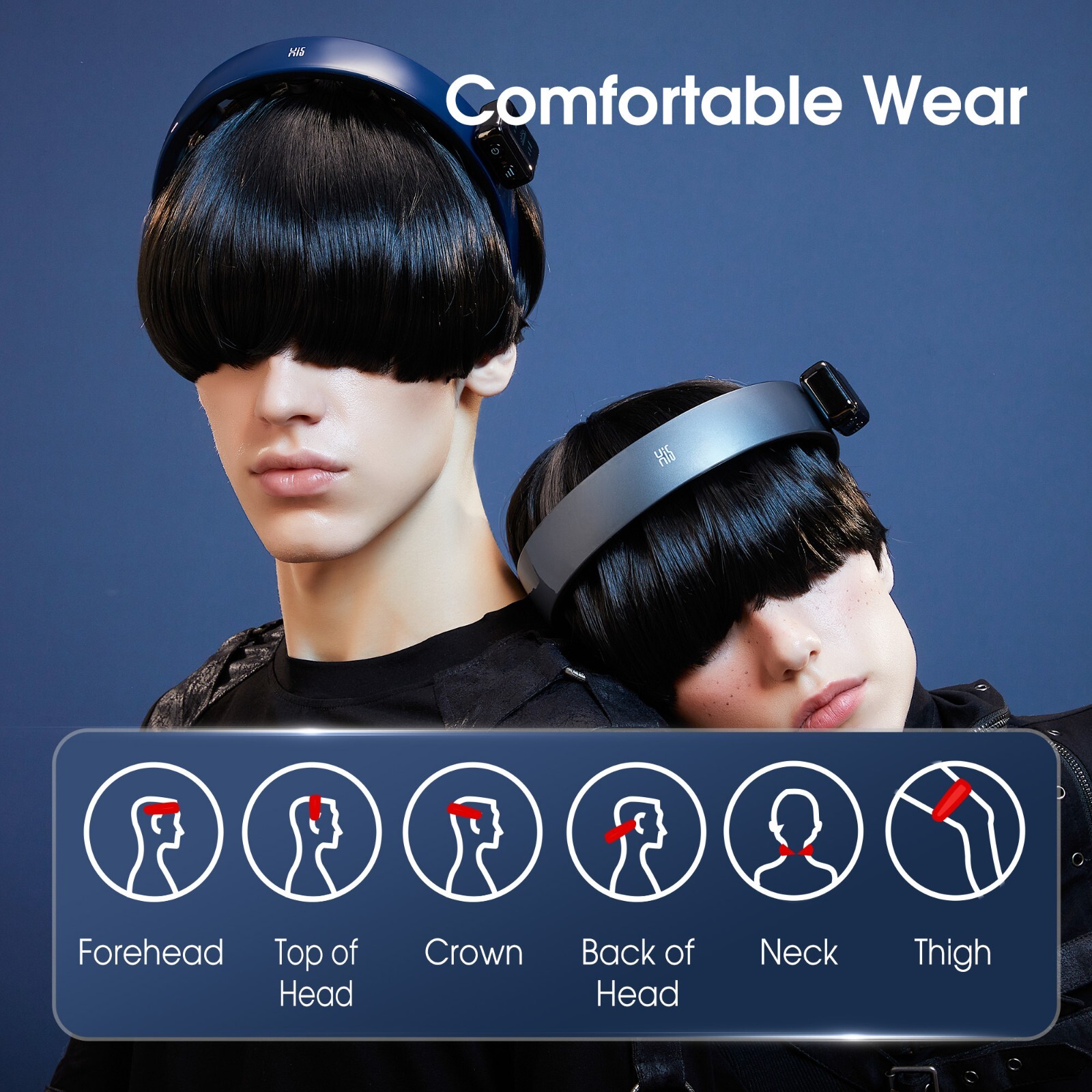 H1 Deluxe Electric Scalp Massager for Head Massage Scratcher 11 Vibrating Mode