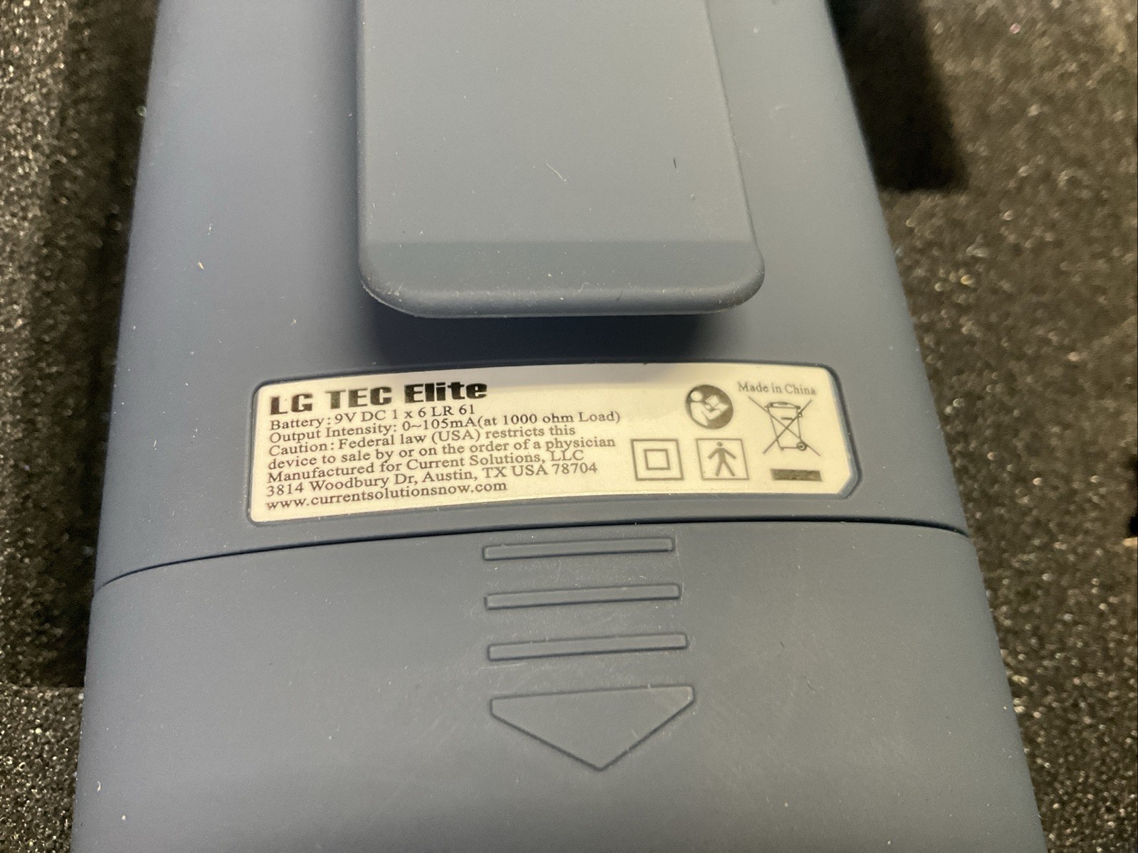 LG Tec Elite Portable Electric Therapy Tens Pain Relief Massager Machine Unit