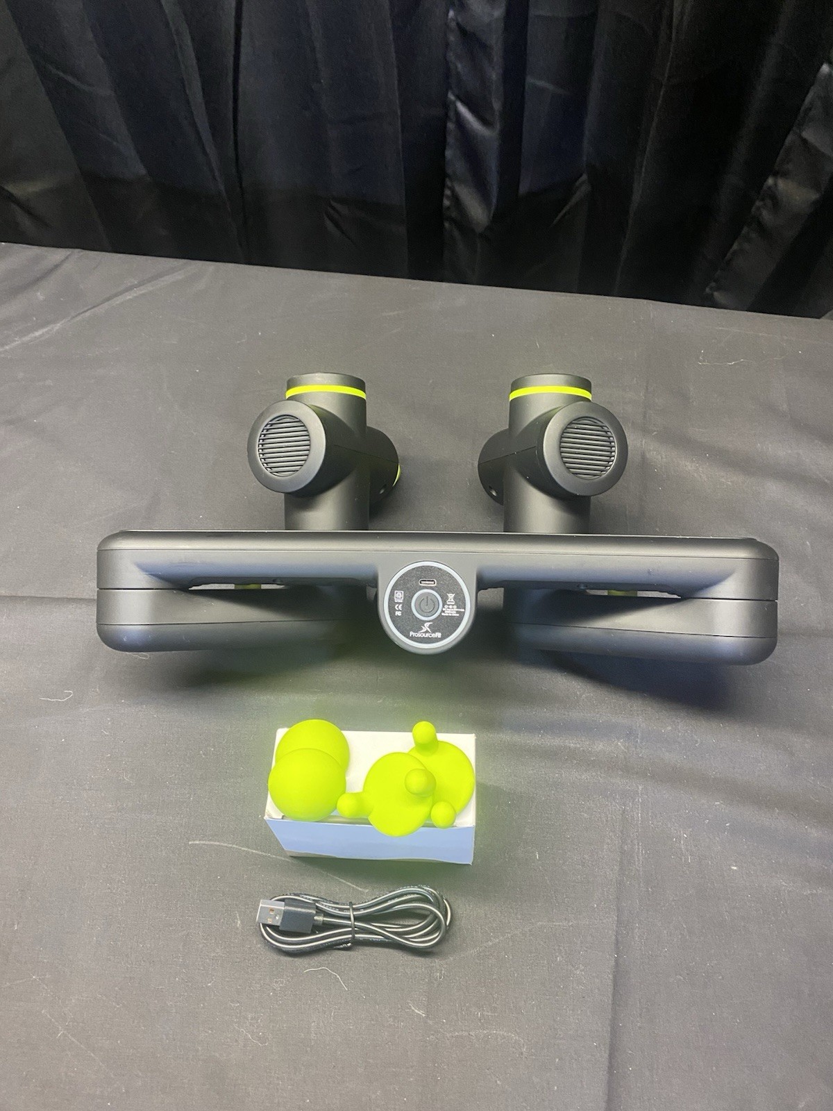 ProsourceFit Dual Pro Percussion Massage Gun | Deep Tissue Back & Body Massager