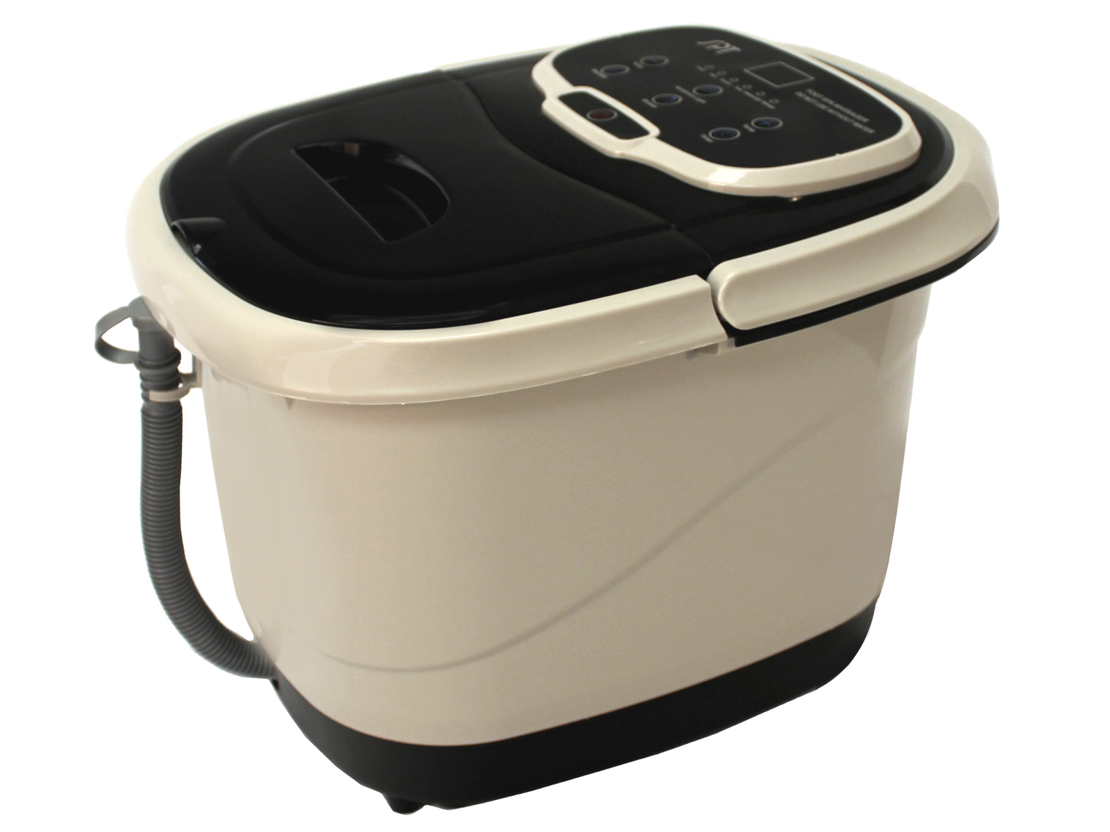 Foot Spa Smart Sensor Ergonomic Handle Bath Massager w/Casters Motorized Rollers