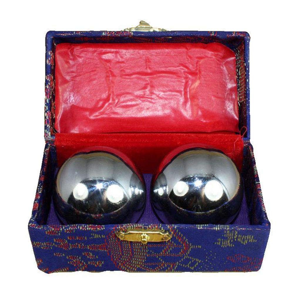 Olnverath 2pcs Baoding Balls,Chinese Health Exercise Stress Balls with Box,Me…