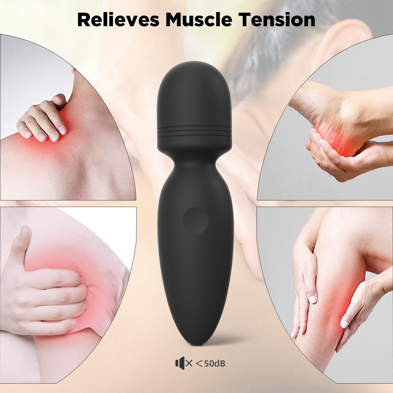 Personal Massager for Women – Quiet and Rechargeable- Handheld Wireless