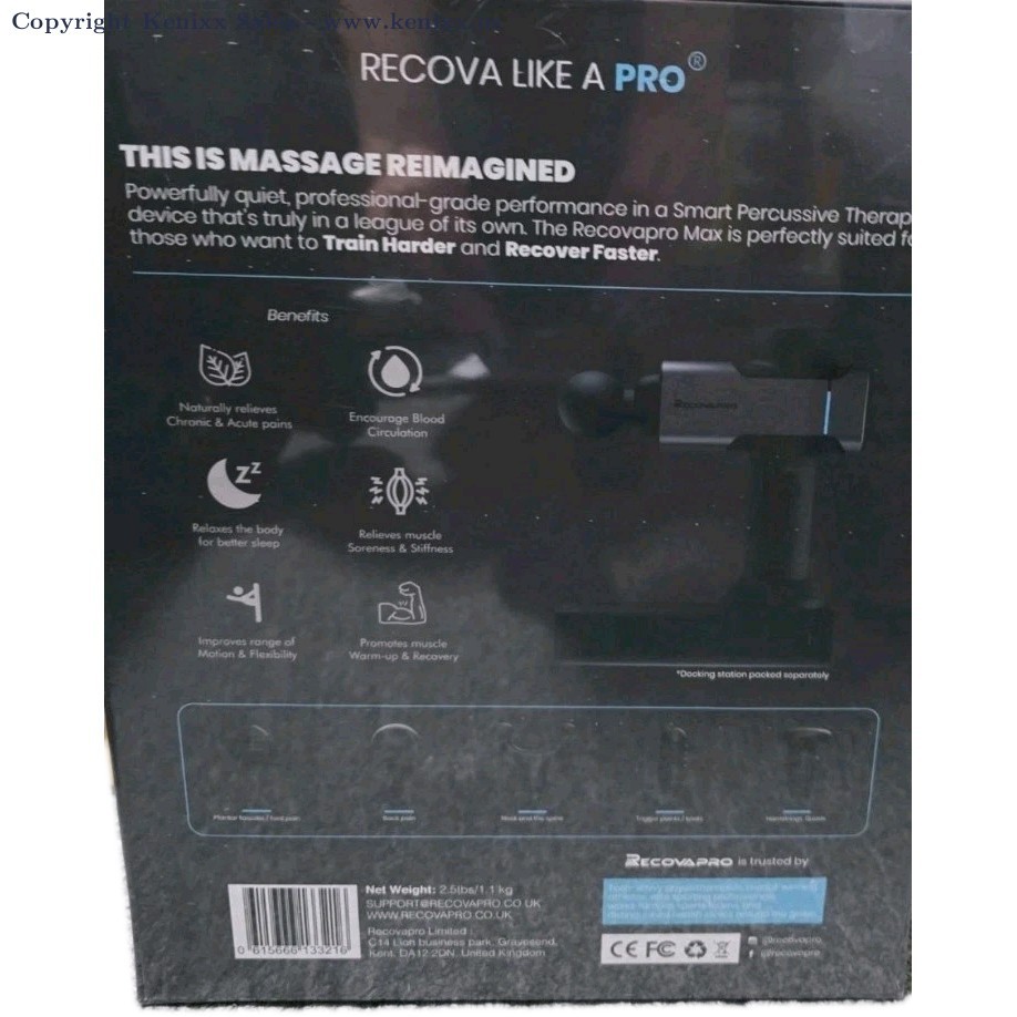 Recova Pro MAX Percussion Massage Device w/Bluetooth Factory Sealed