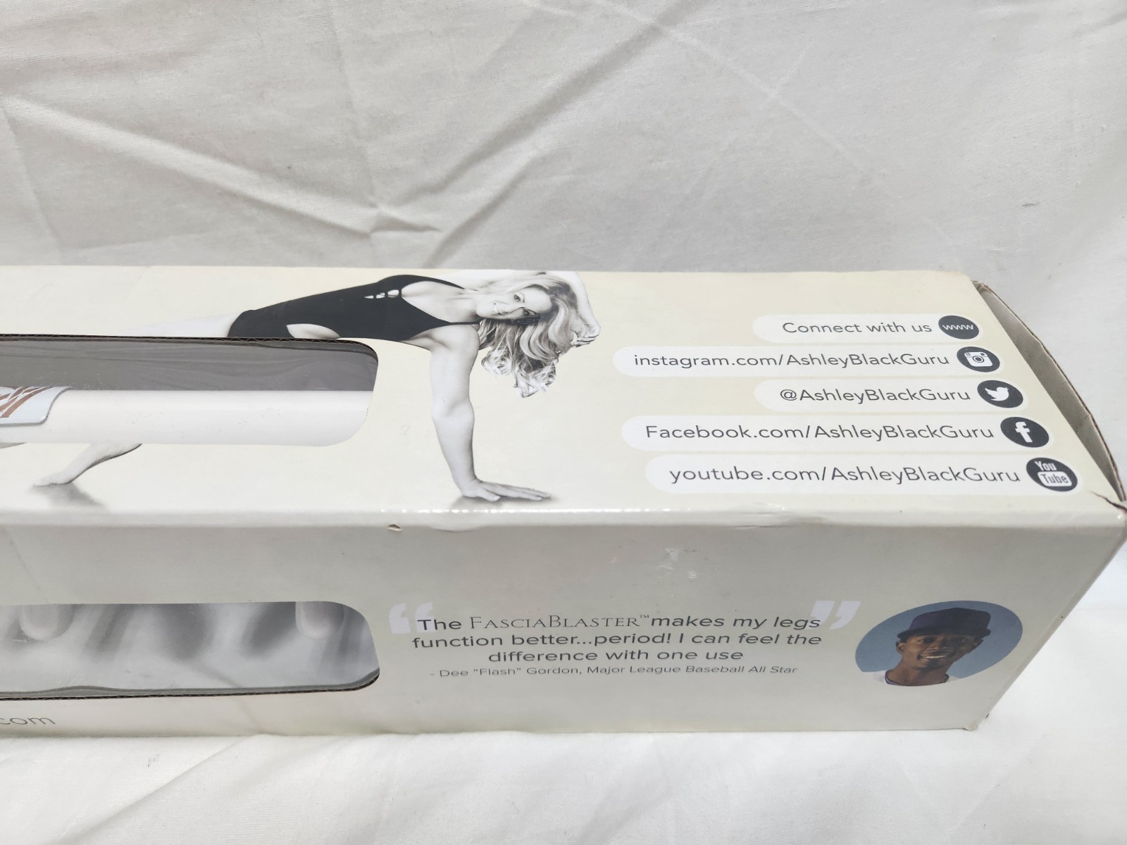 Ashley Black Fascia Blaster 4 Claws Deep Massager Cellulite Reducing Tool