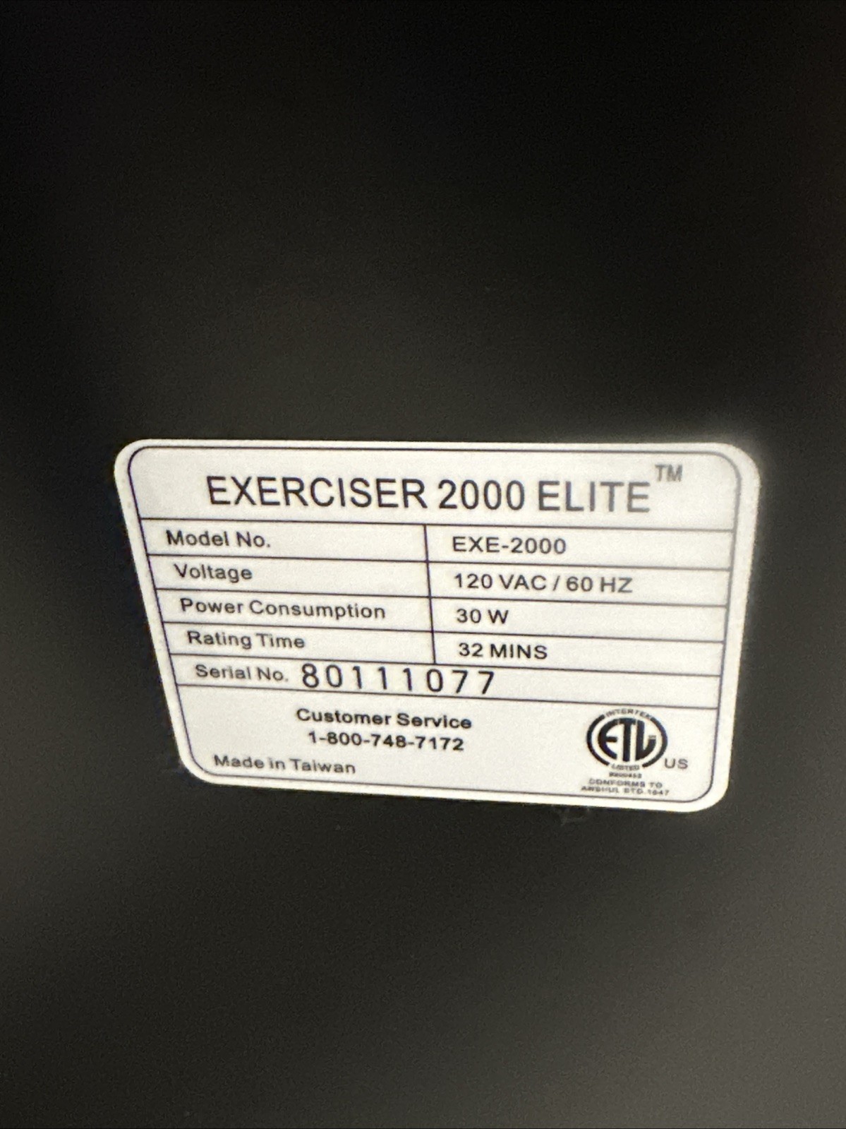 Clark 2000 Elite Platinum Series Passive Exerciser Chi Machine Sheepskin Cover