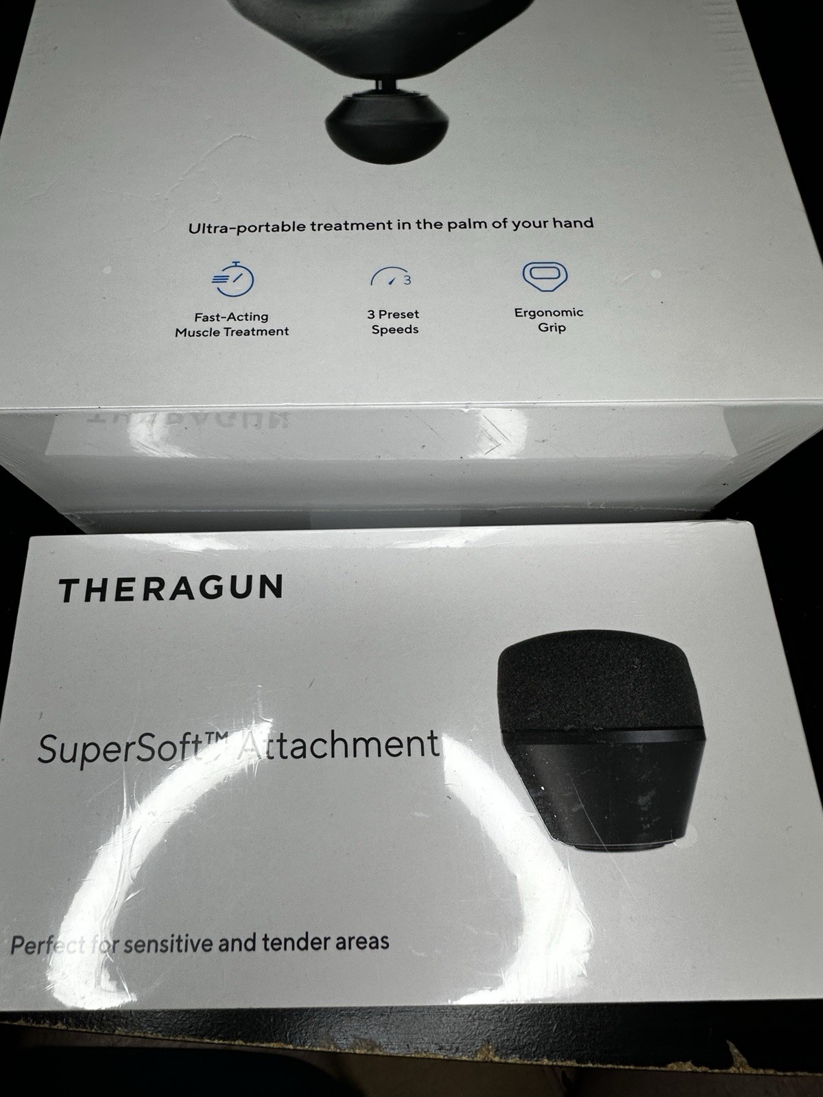 Therabody Theragun Mini Portable Massage Gun With SuperSoft Attachment Pack NEW