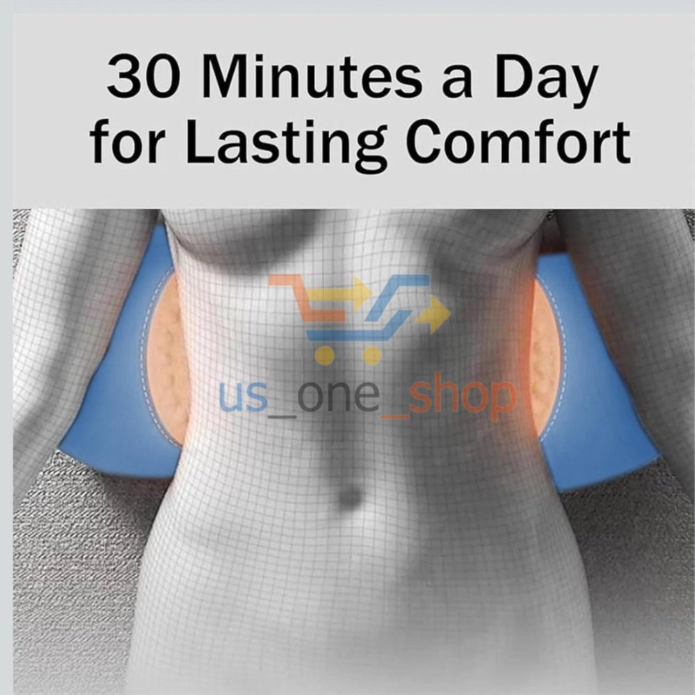 3-In-1 Electric Lumbar Support Pillow Smooth Spine Triple Fusion Back Massager