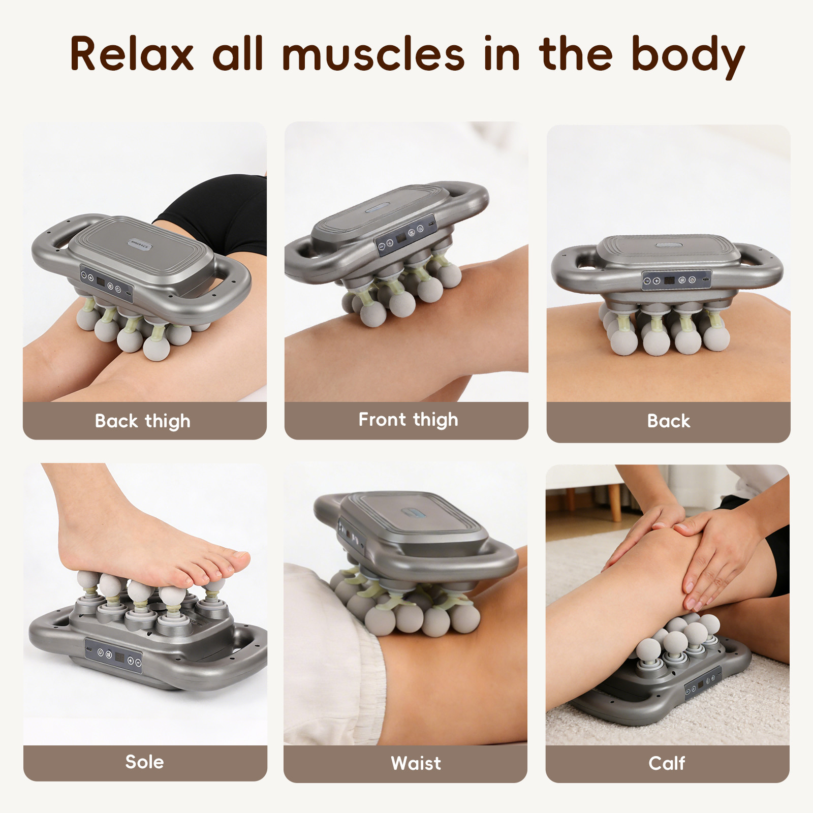 NEW Back 16Head Massage Gun Deep Tissue Percussion Massager, Electric Massage