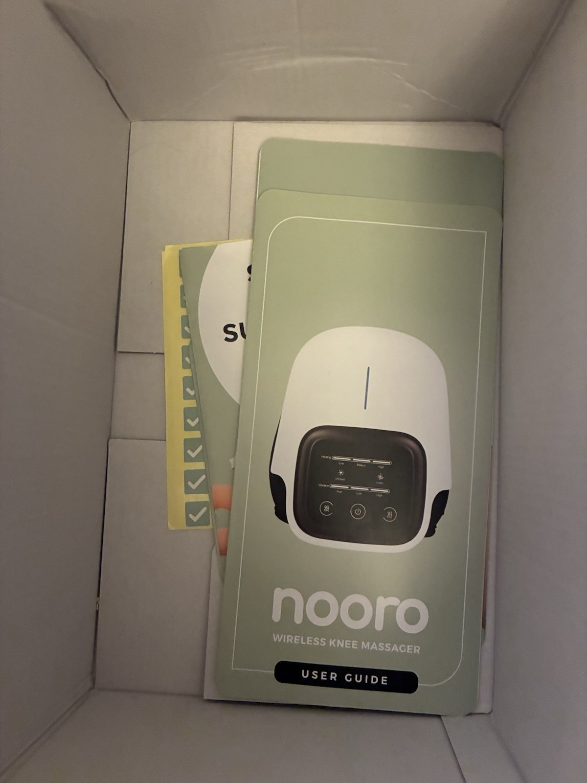 Nooro Knee Massager Wireless Vibration Heat Infrared Arthritis Physical Therapy