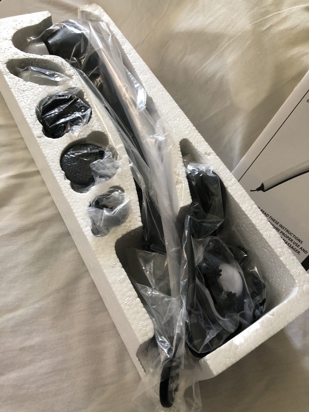 Theracare Deep Tissue 7 in 1 Massager with Heat Model 19-016 Head Attachments