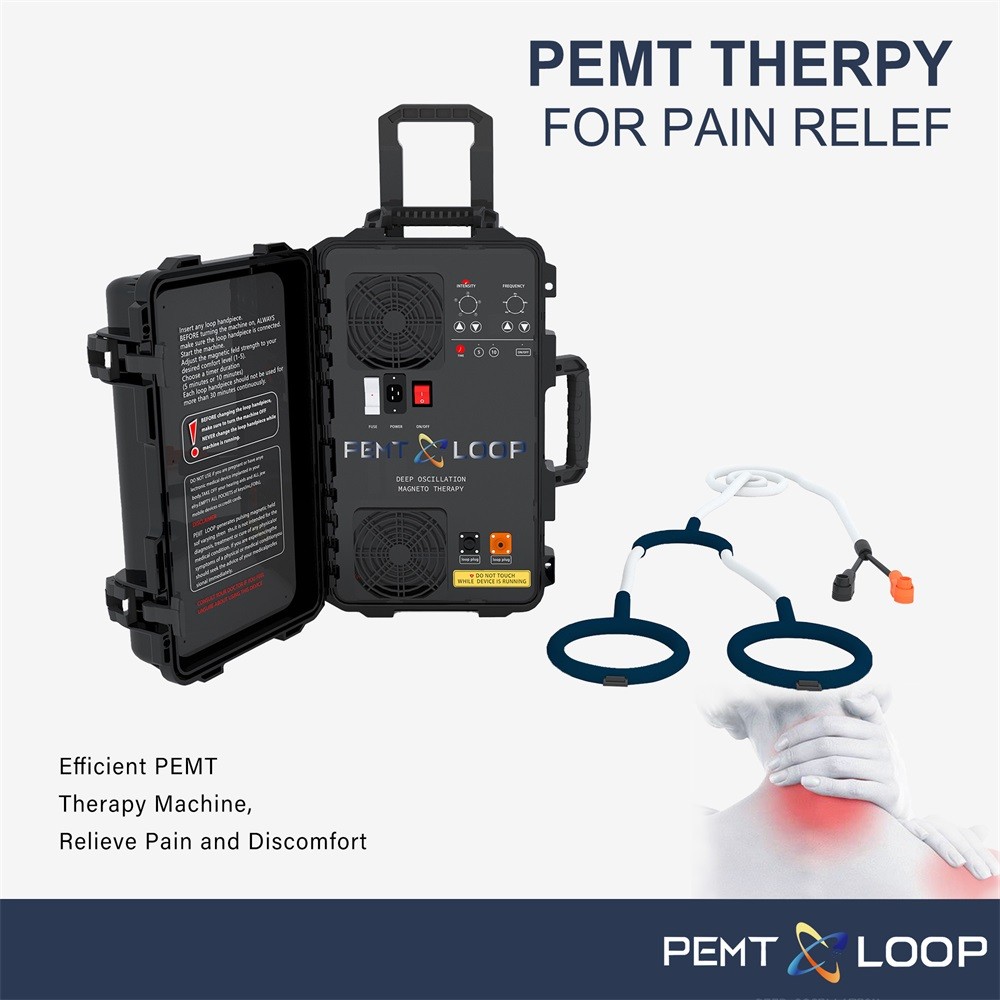 Protable PEMT PEMF PMST Physio Magnetic Therapy Massage Pain Relief Machine