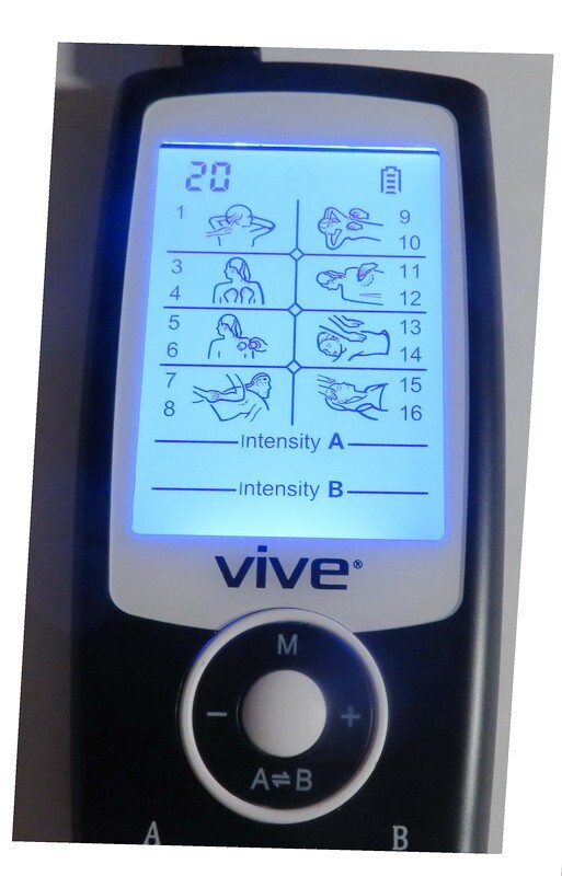 Vive Tens Unit Electrotherapy Muscle Stimulator Rechargeable
