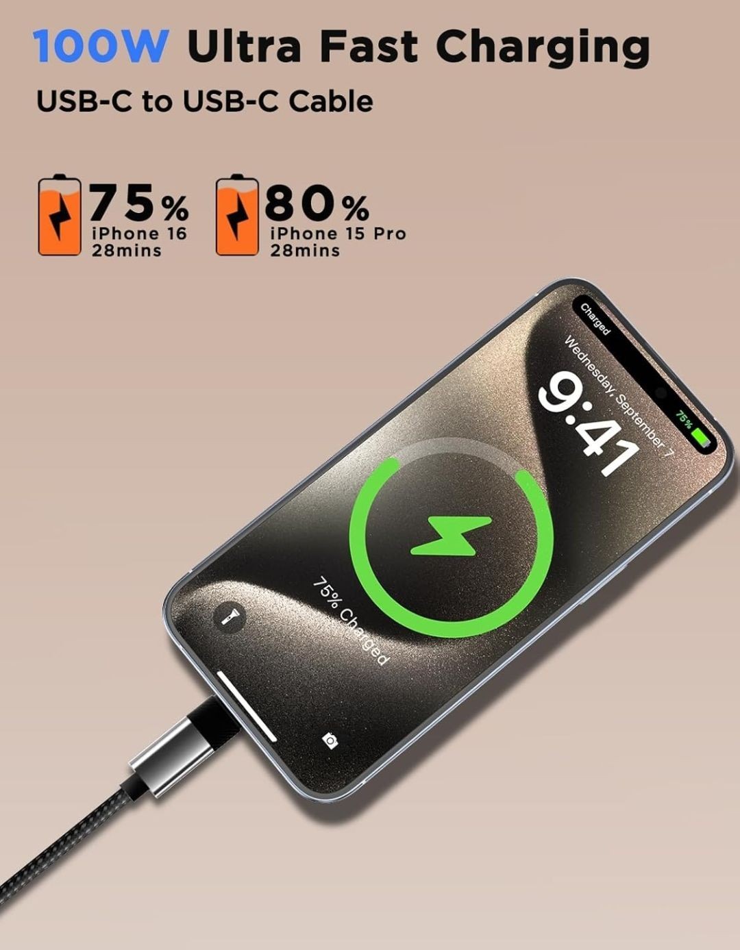 USB C to USB C Cable Neck Massager For Android Or iPhone