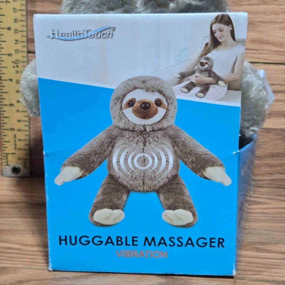 Plush Sloth Massager New In Pkg [T53]