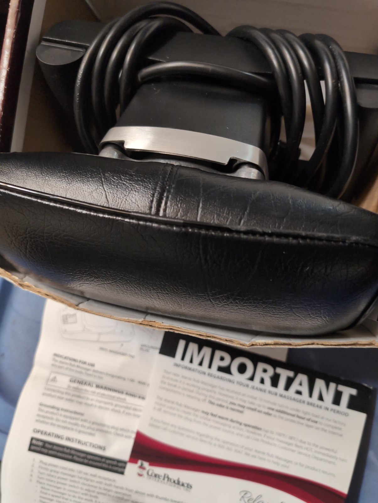 Jeanie Rub Massager 3401 -Variable Speed – New and Improved – New Open Box