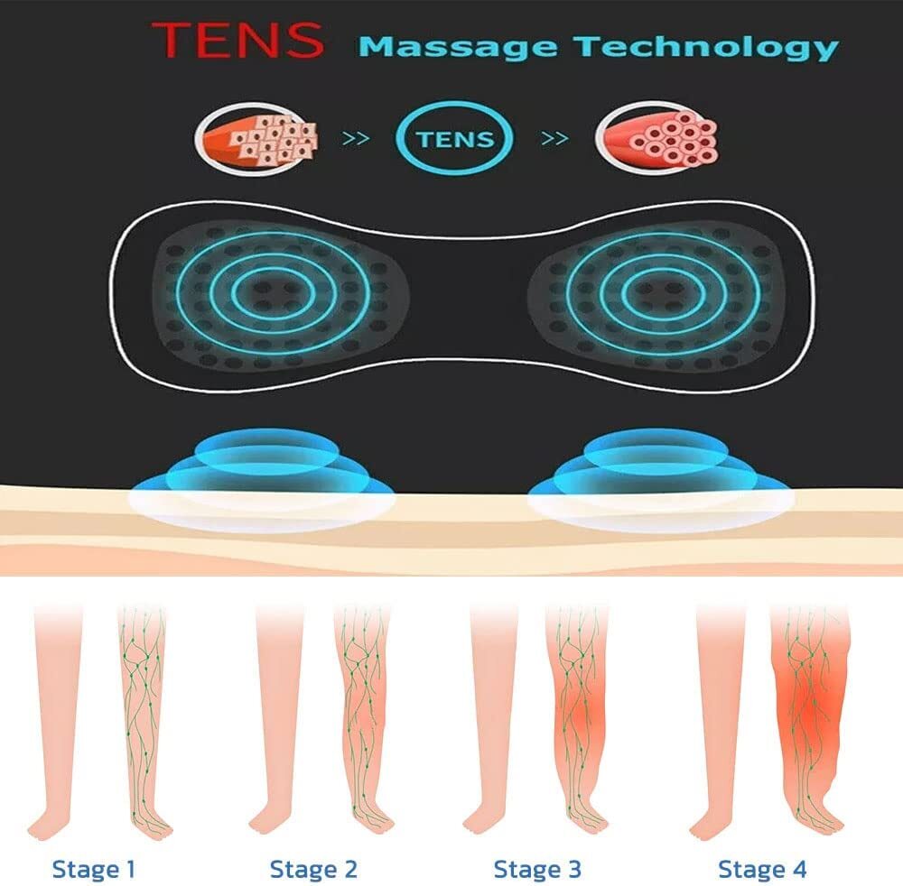 Portable EMS Mini Electric Neck Back Massager Cervical Massage Patch Stimulator