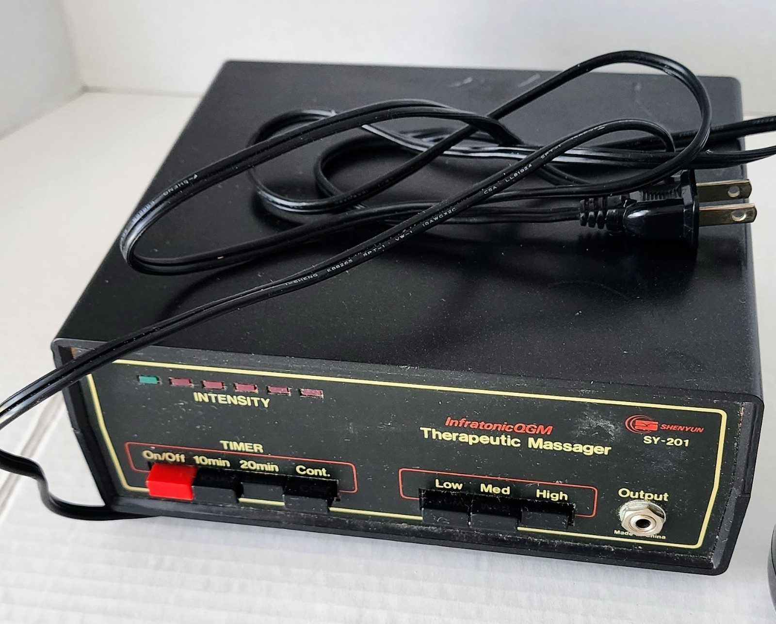 CHI Infratonic QGM SY-201 Therapeutic Massager Parts Repair w/ Case