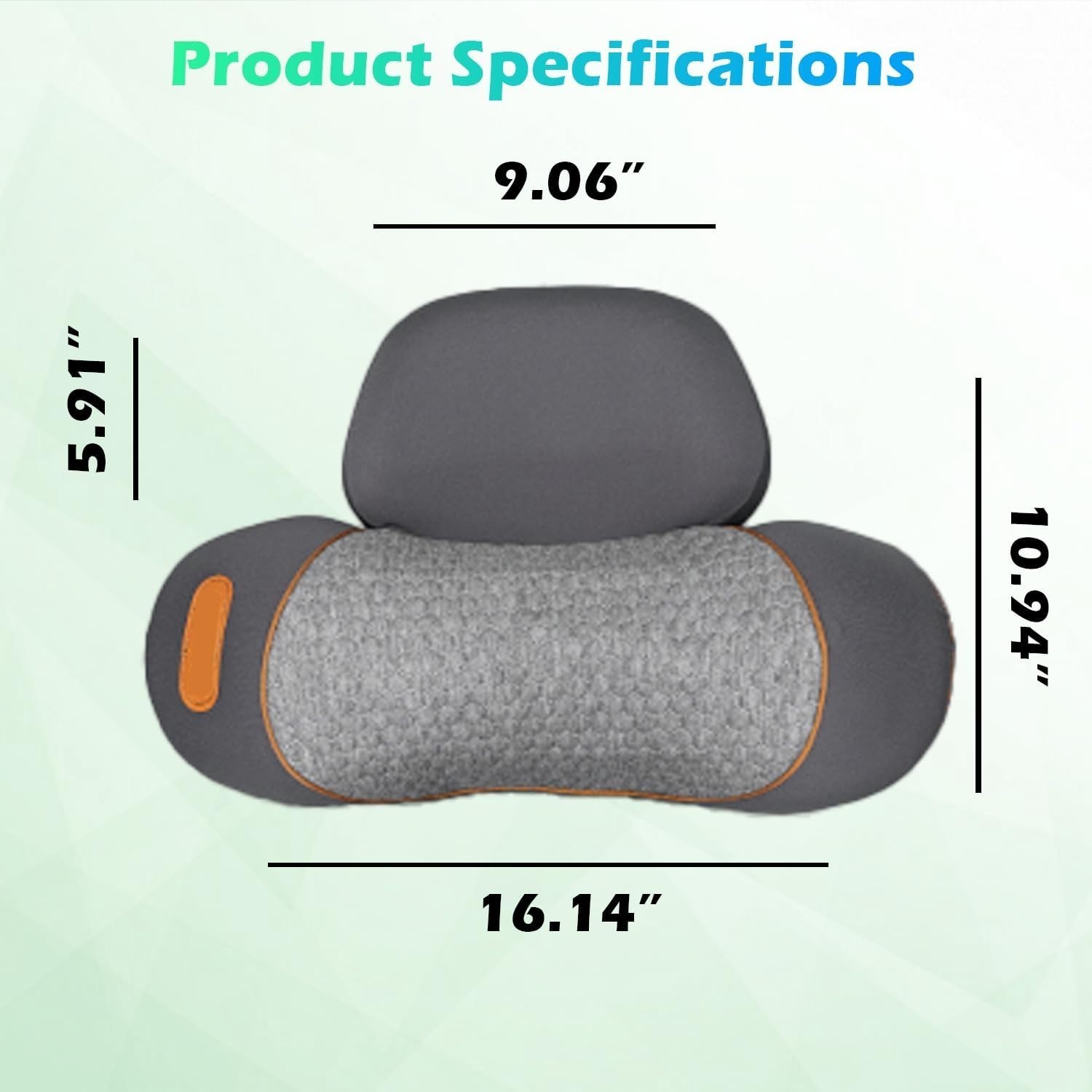 3-In-1 Neck Massager Pillow With Vibration Heating Therapy Airbag Stretching