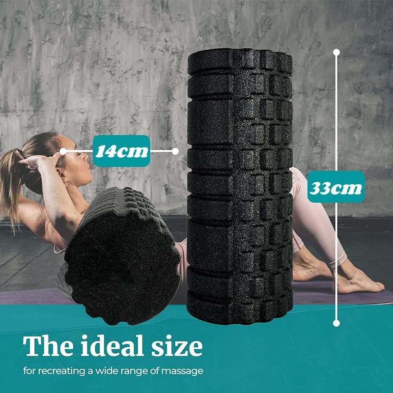 Foam Roller Back Pain Legs Trigger Point Deep Tissue Massager Fitness Yoga Rolle