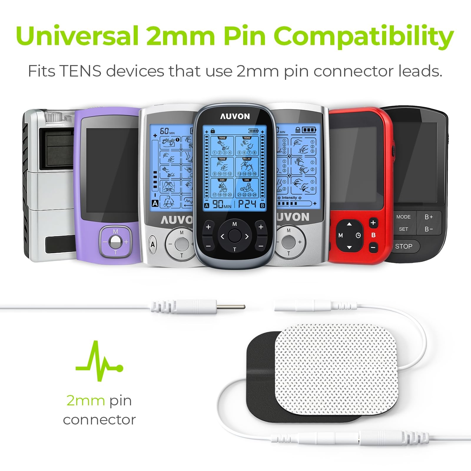 TENS Unit Replacement Pads Combination Set, 20 Packs Multiple Sizes Electrode…