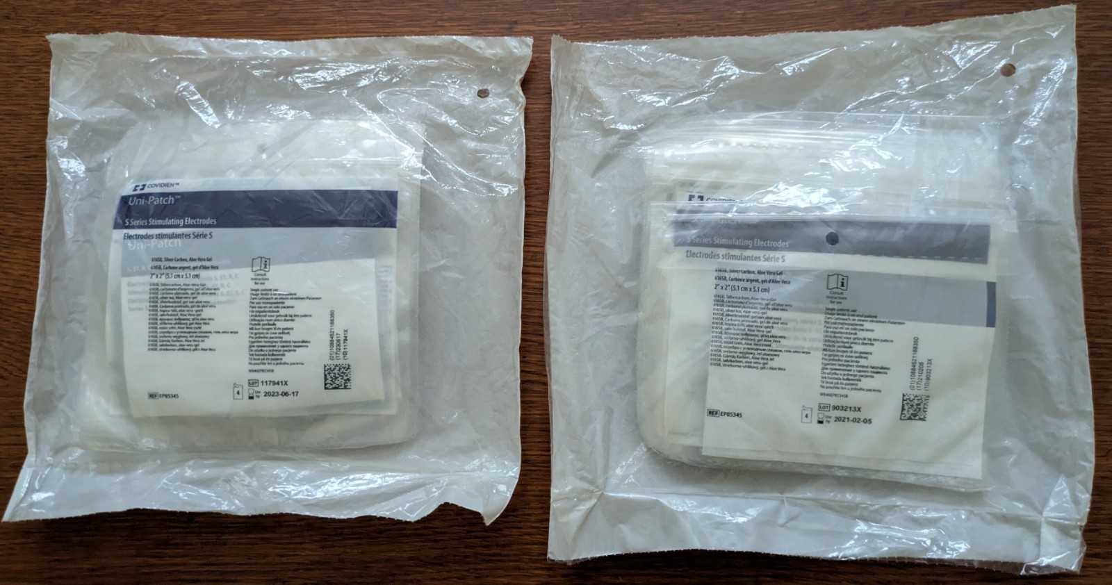 80 Tens Covidien S Series Stimulating Electrode Pads 2″x2″ Exp. 6-23 & 2-21
