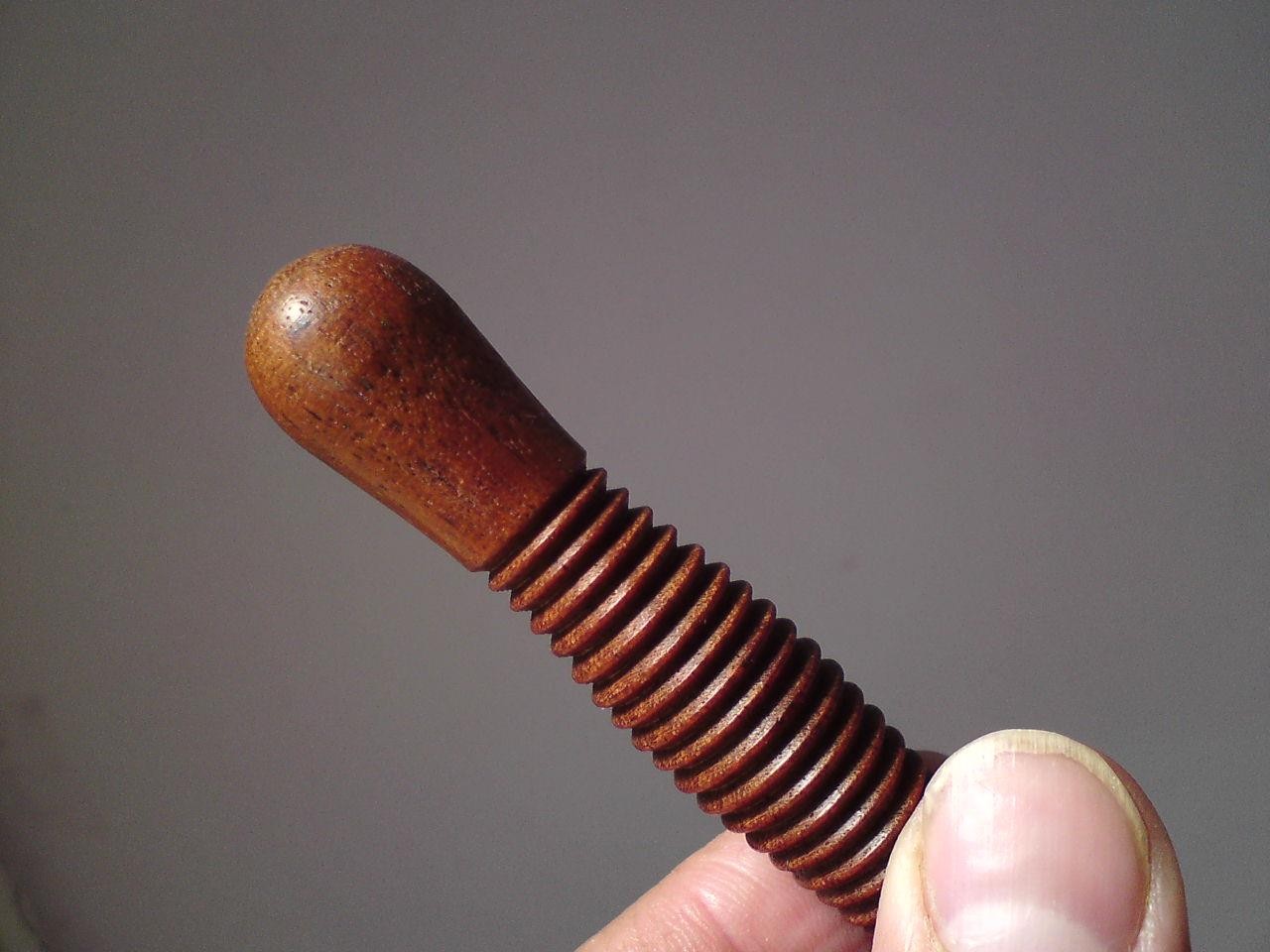 Treen roller Massager – fluted wooden balls – Made in India
