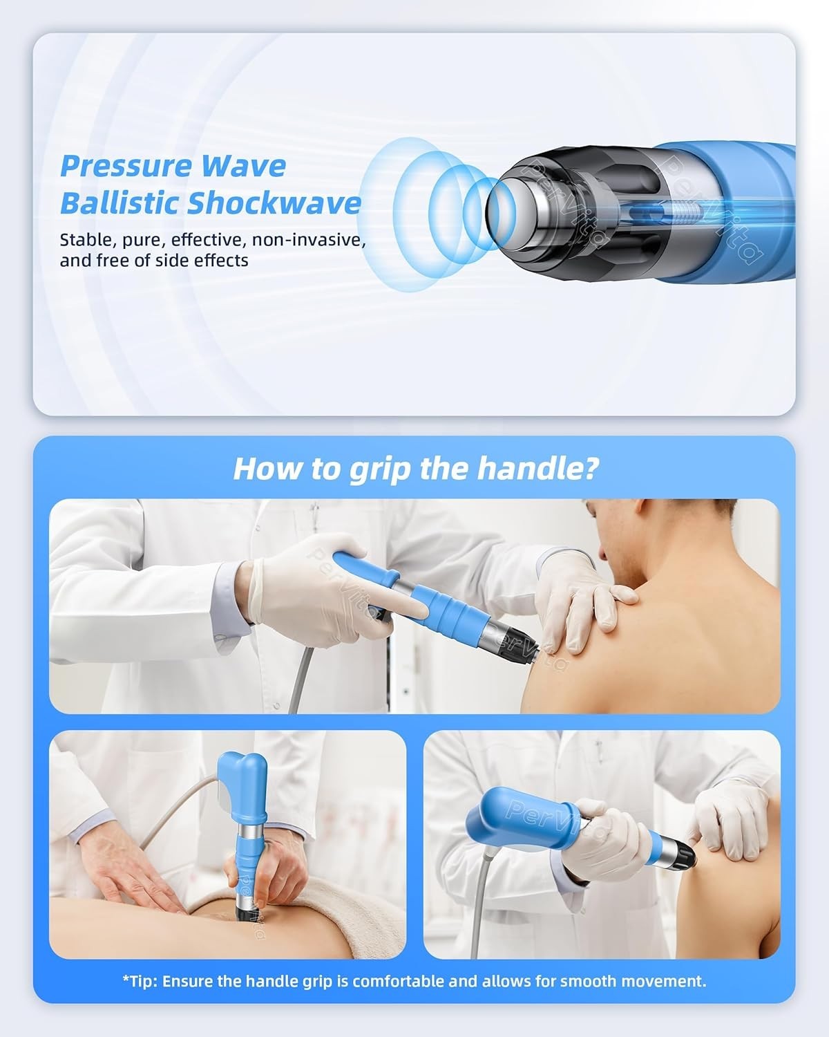 Portable Shock Wave Therapy Machine for Pain Relief & Tissue Regeneration