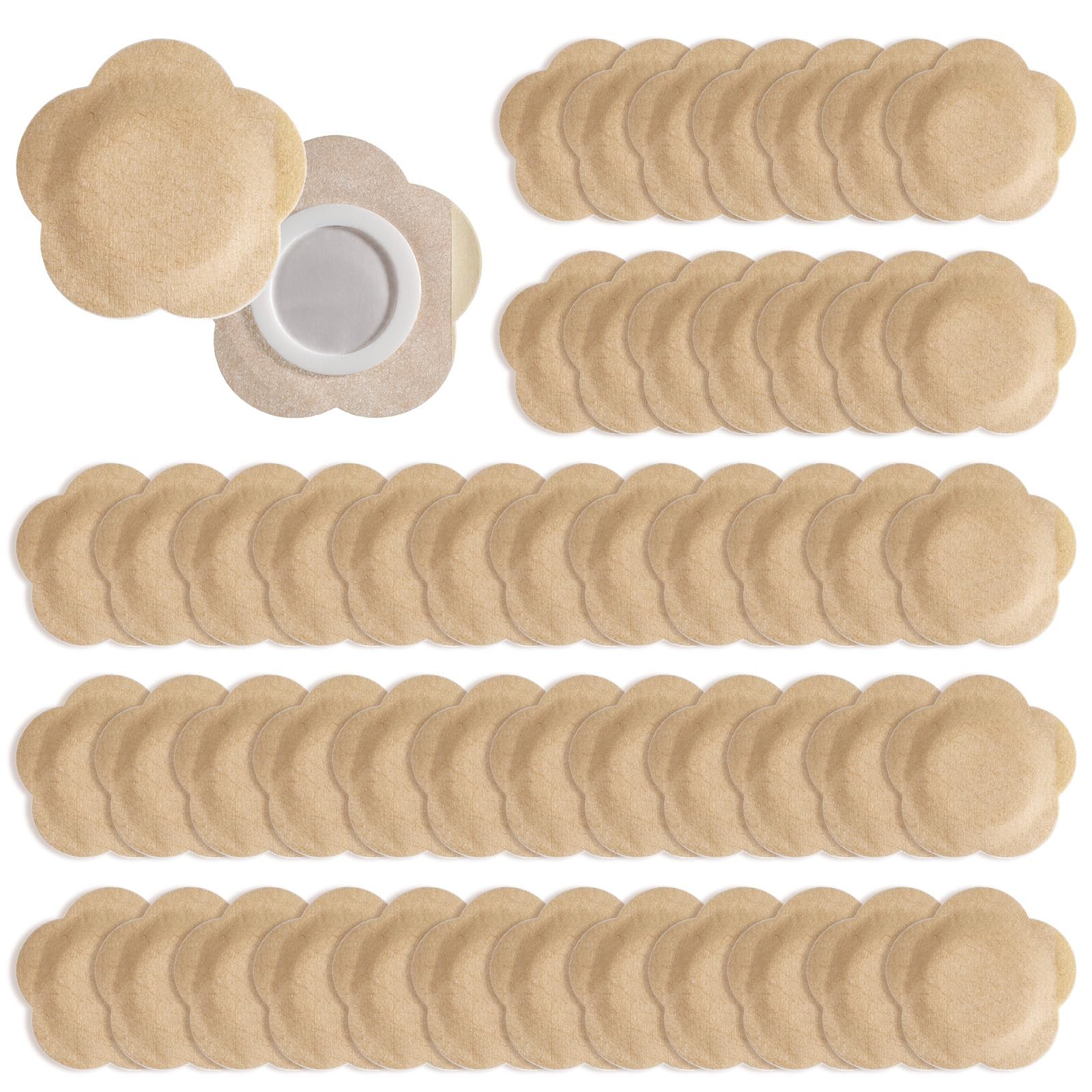IANFAN 50 Pcs Castor Oil Patches, Pack 1 Count (Pack of 50), Skin