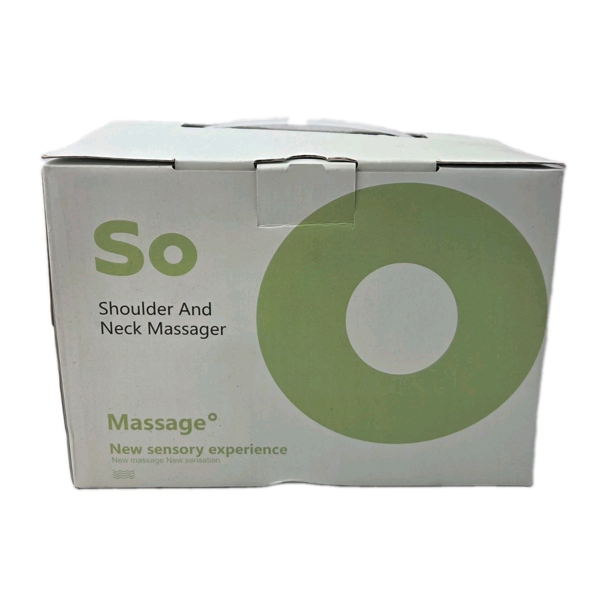 So Shoulder And Neck Massager Heated, Rechargeable, Handheld Green USB Charging