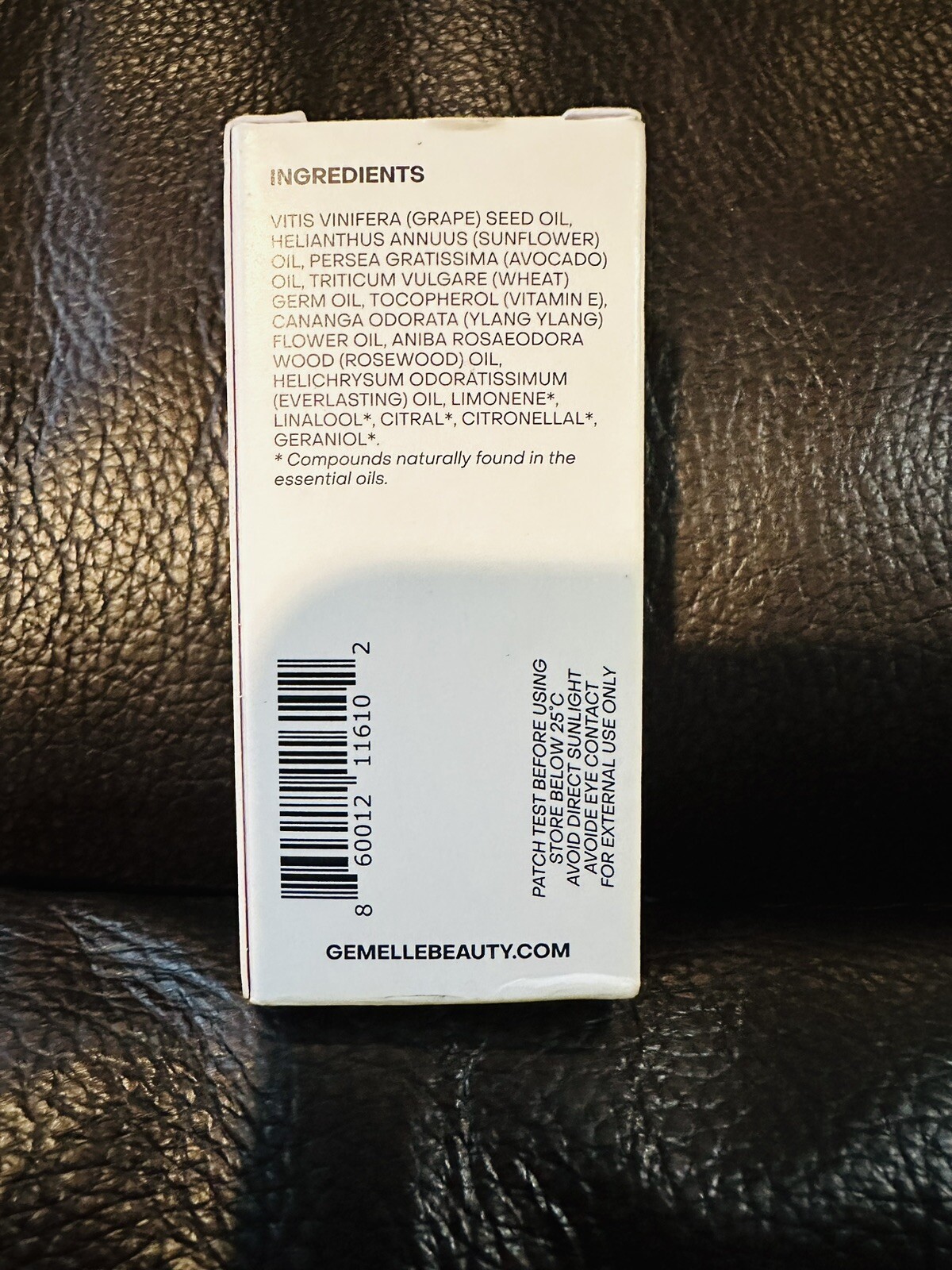 LYMPHATIC BODY SCULPTING OIL Anti-Cellulite Stretch Marks Scars 15ml GEMELLE