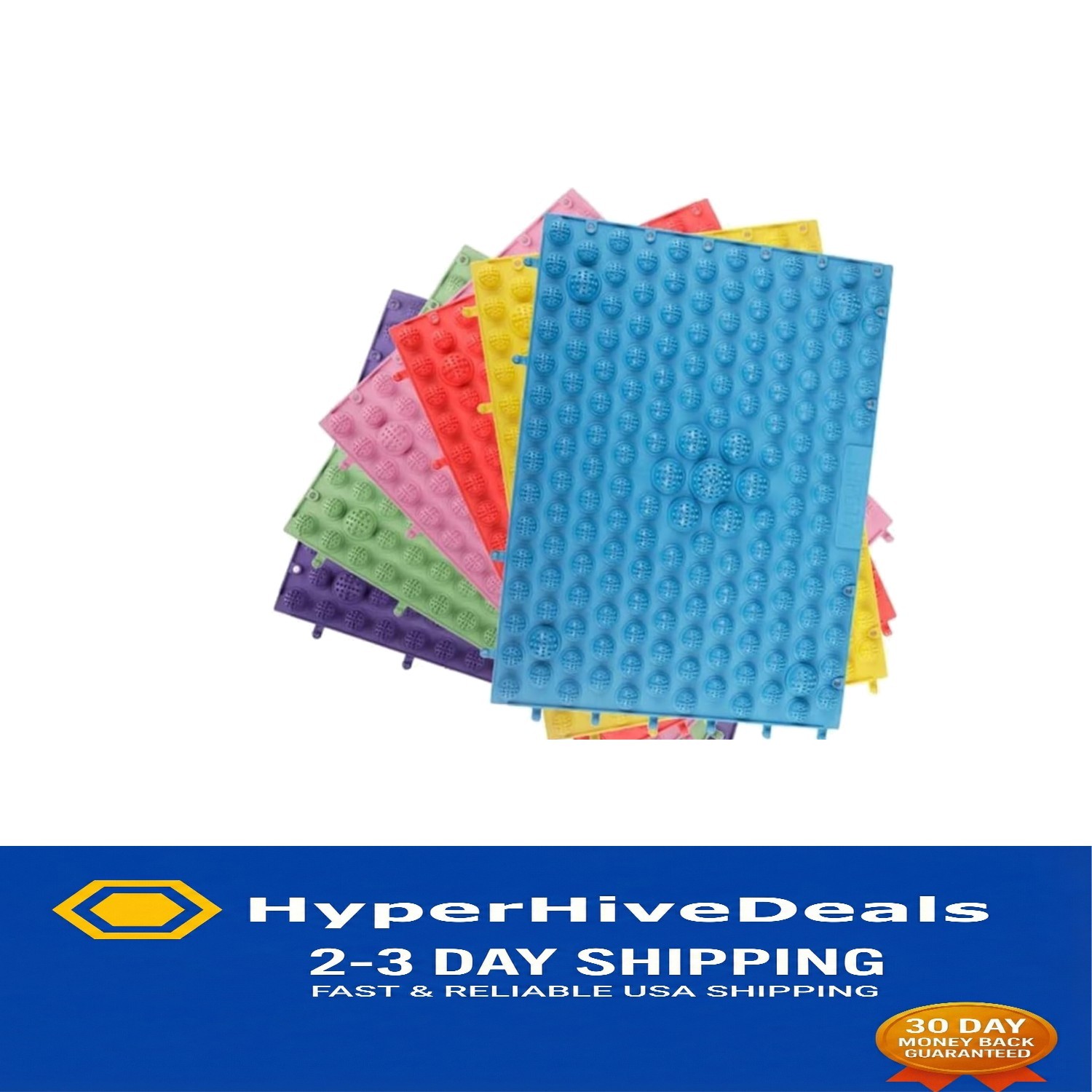 Versatile Foot Massage Mat – Ideal for Yoga, Bath, and Outdoor Activities, 4PCS