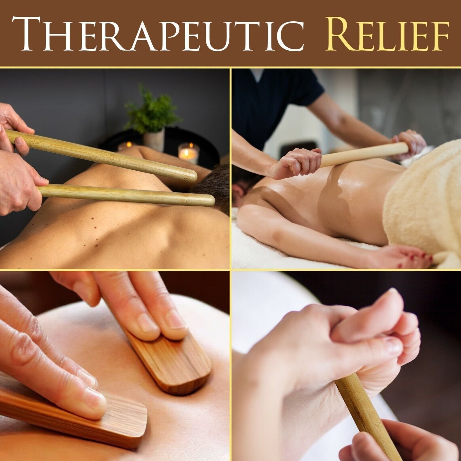 SereneLife Massage Kit Back Therapy Innovative Waterless Heating Technology