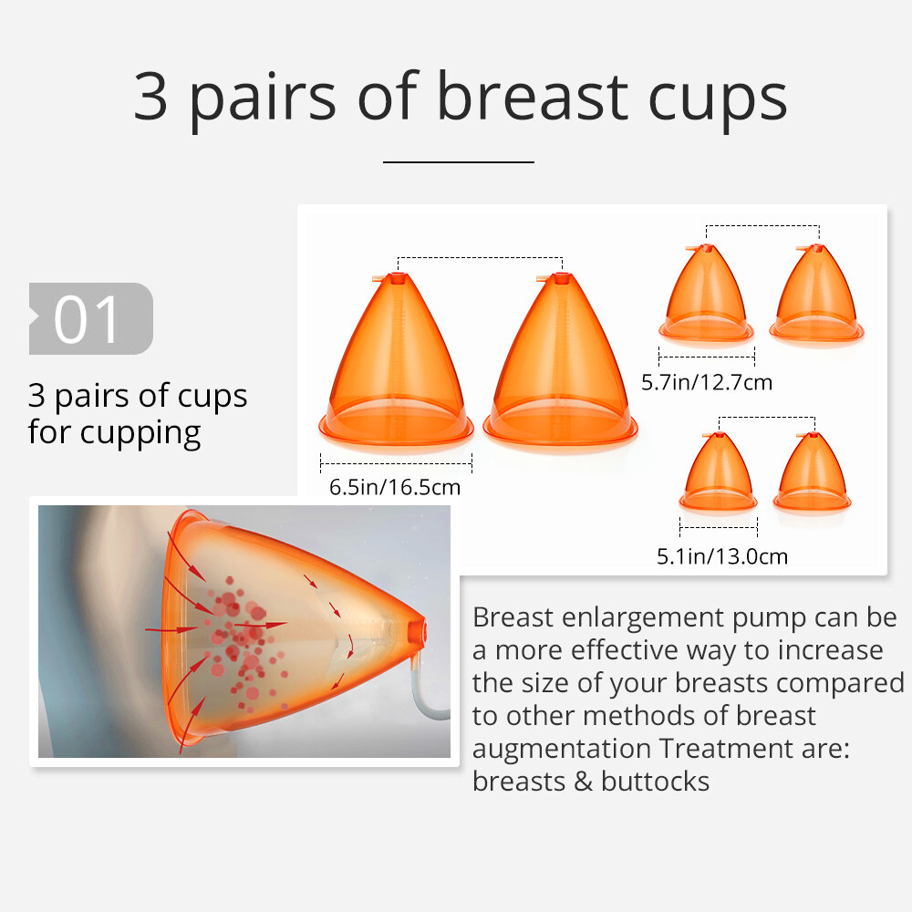 150ml Breast Enlargement Butt Lift Lymph Detox Massage Cupping Therapy Machine