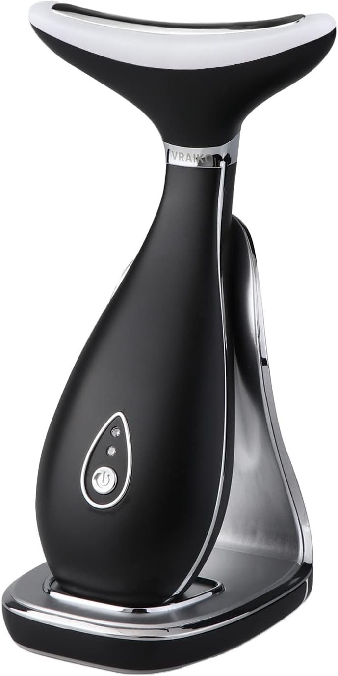 Frosted Black Neck & Face Rejuvenation Massager