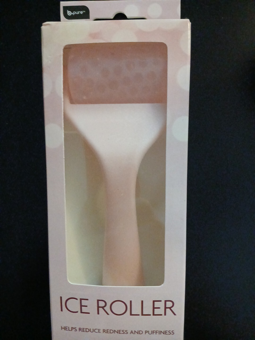 B-Pure Cooling Facial Roller Pink for Face & Neck Massage NEW IN BOX